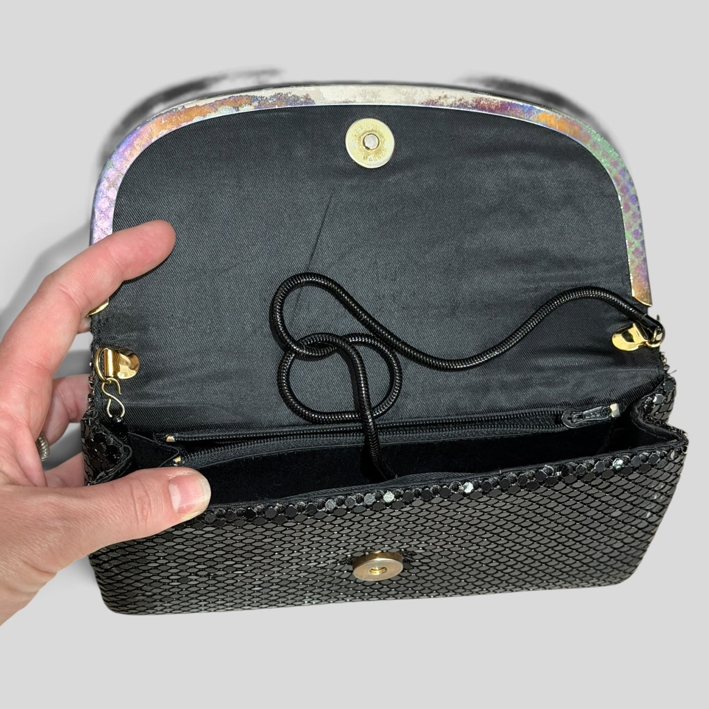 Clutch | Black Mesh