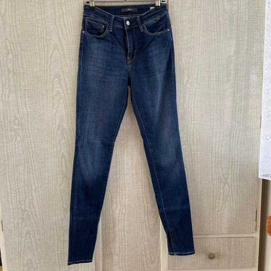 (27/32) Mavi Alissa High Rise Super Skinny Dark Supersoft Jean