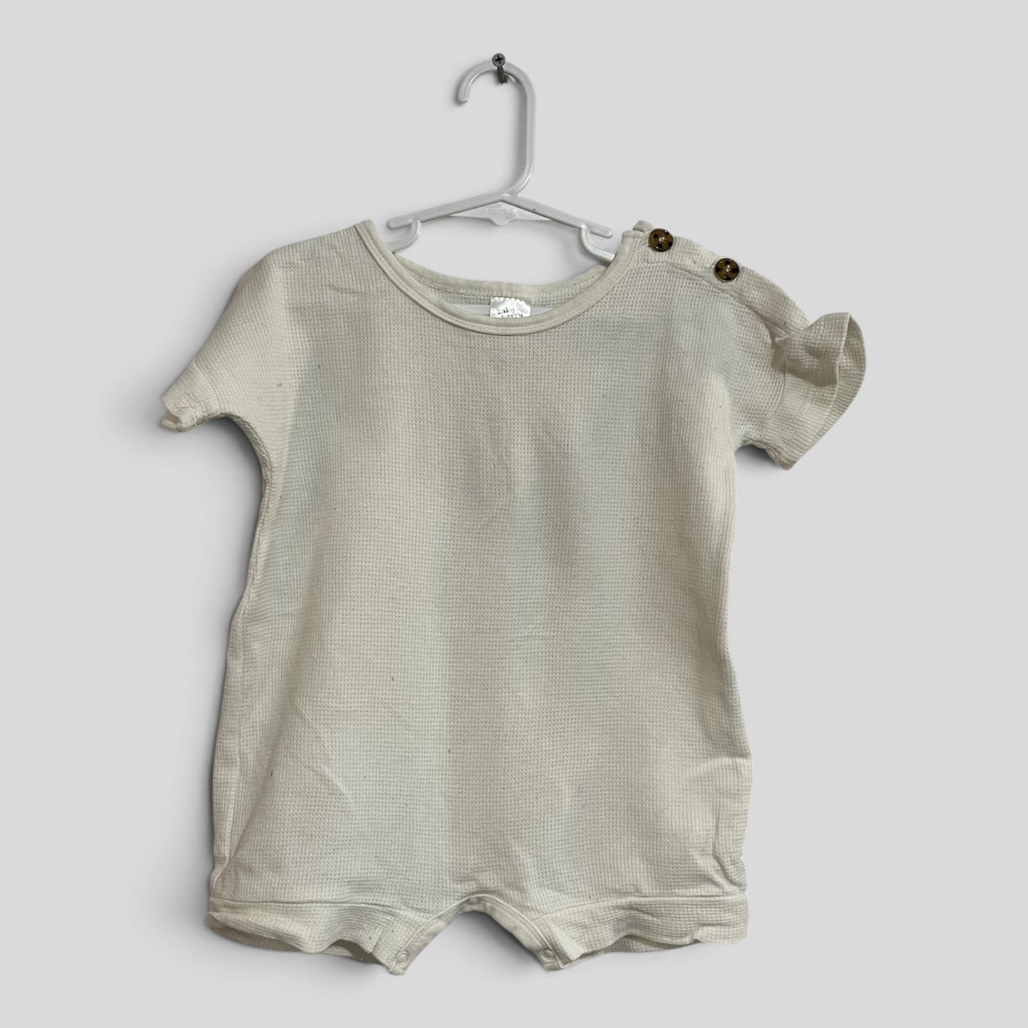 (1JNR) Baby Berry | White Romper
