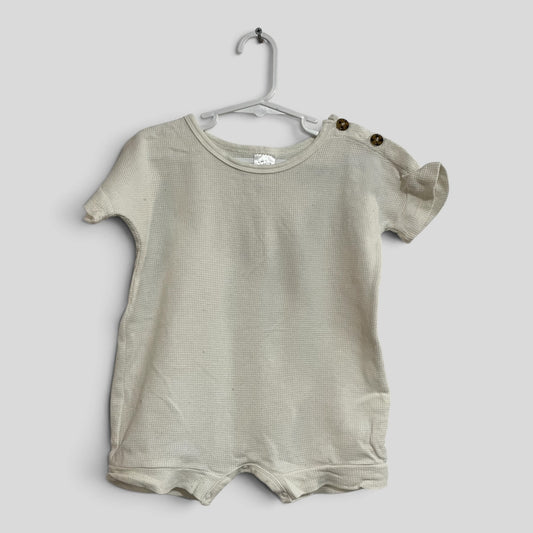 (1JNR) Baby Berry | White Romper