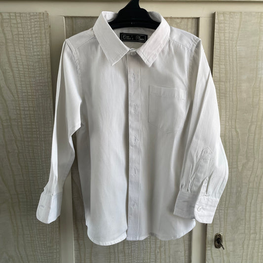 (3) Ollies Place White Dress Shirt