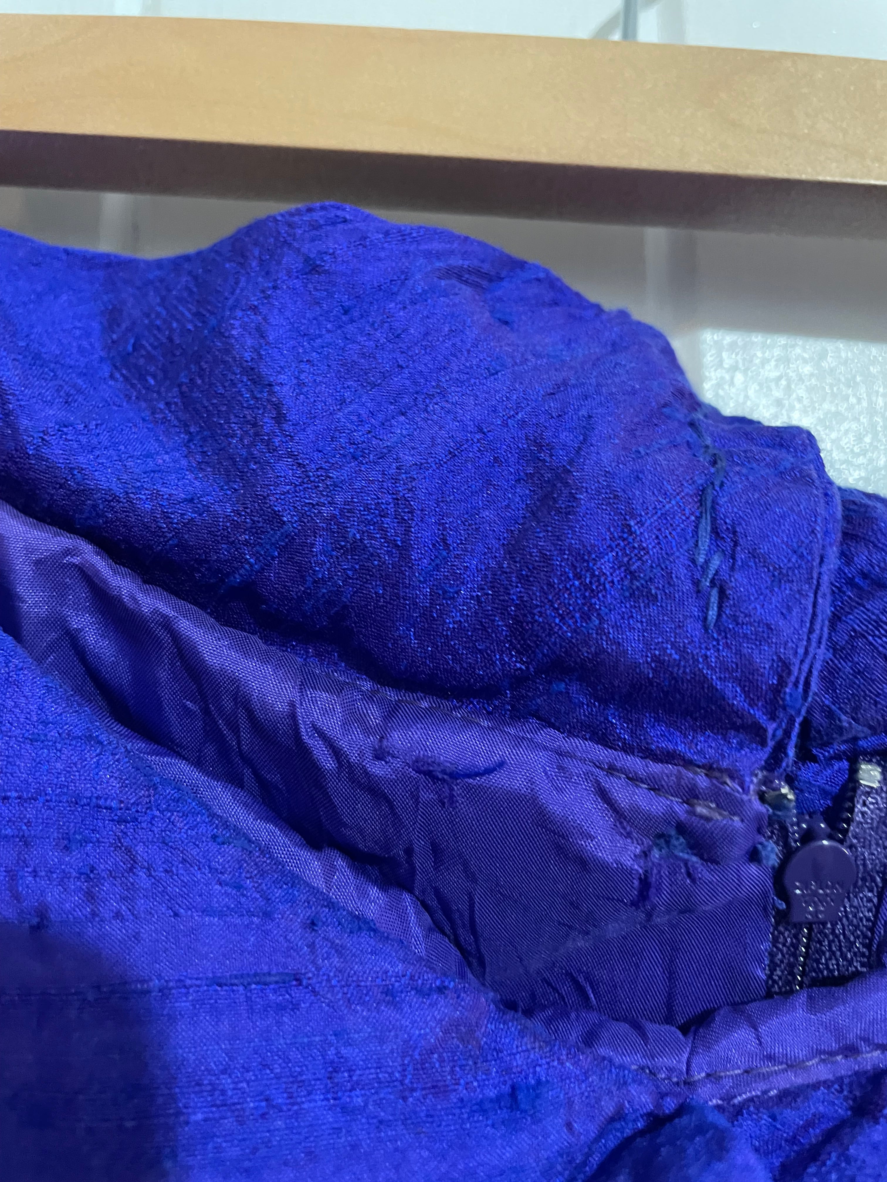 Image of (XS) Blue LS Mini dress