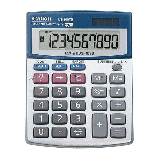 CALCULATOR CANON LS100TS TAX & BUSINESS GST