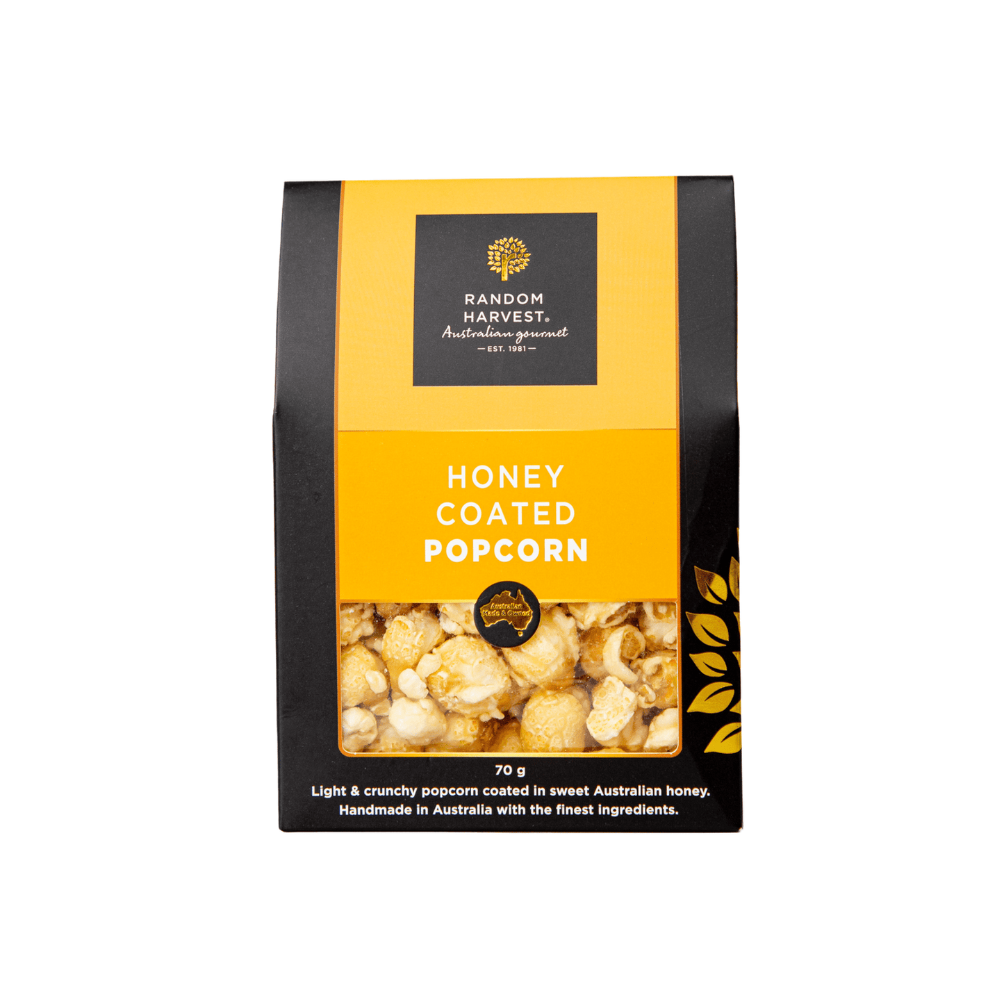 Honey Coated Popcorn 70g | Random Harvest Gourmet