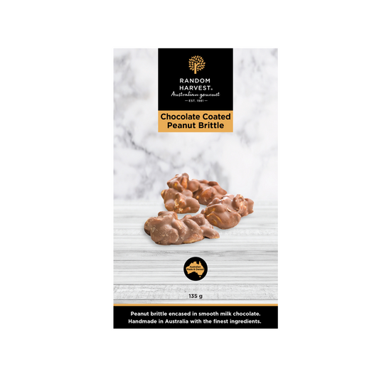 Chocolate Coated Peanut Brittle 135g | Random Harvest Gourmet