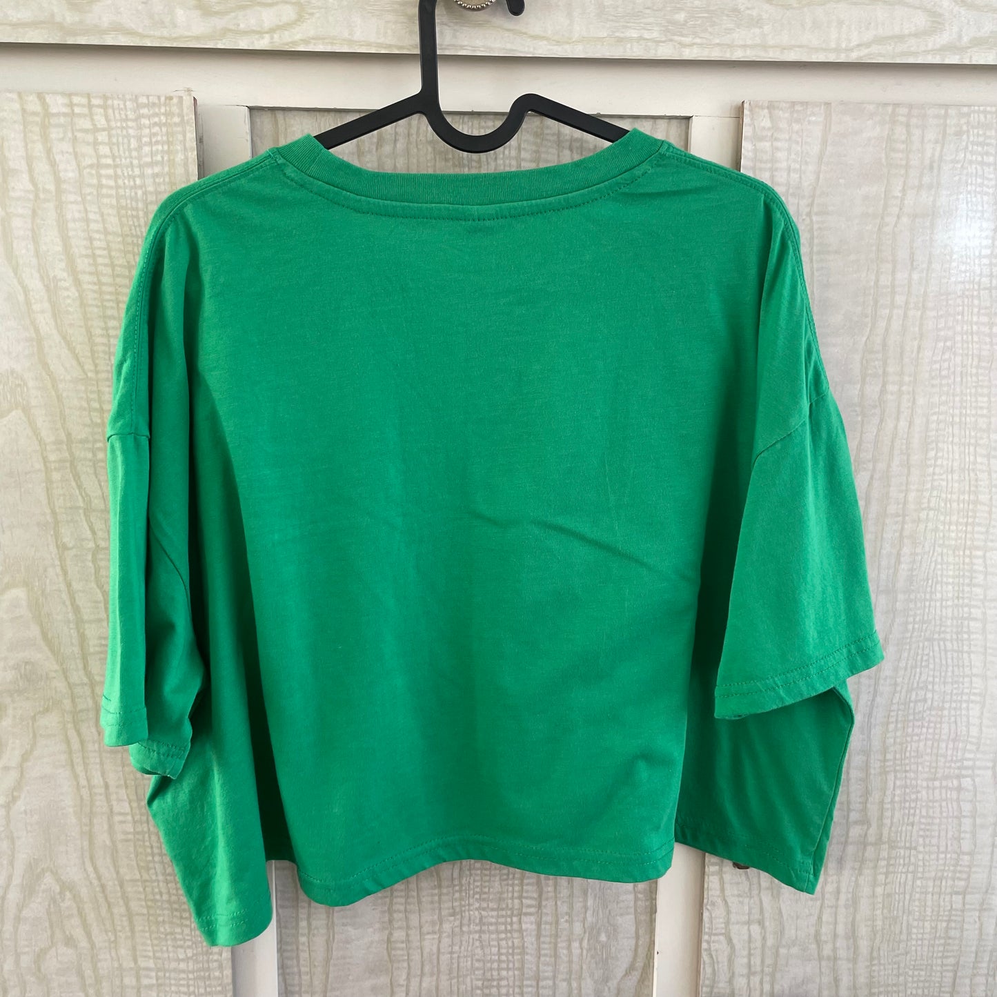 (L) Green crop tee Cotton On Body