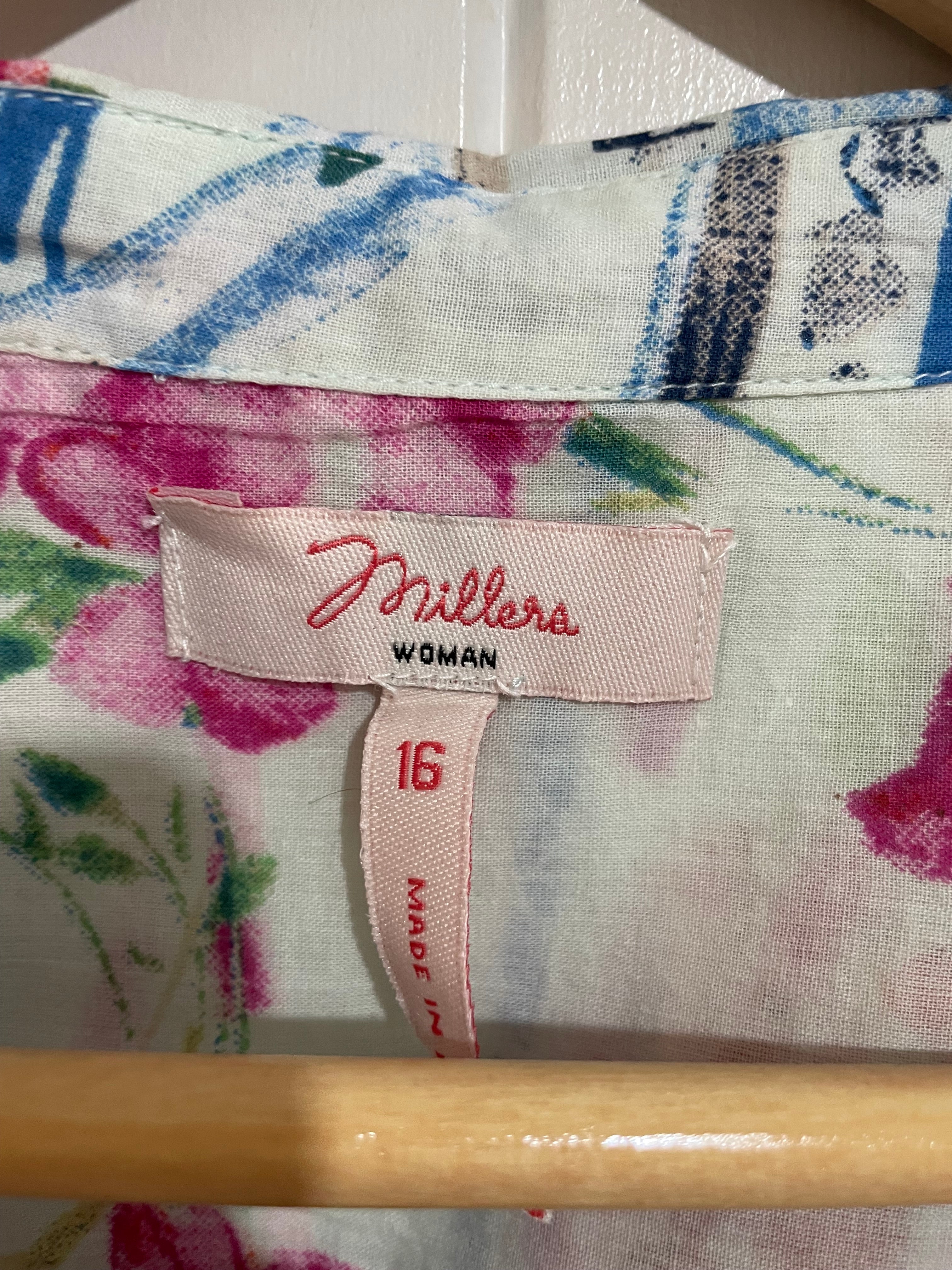 Image of (16) Millers | Floral SS Blouse