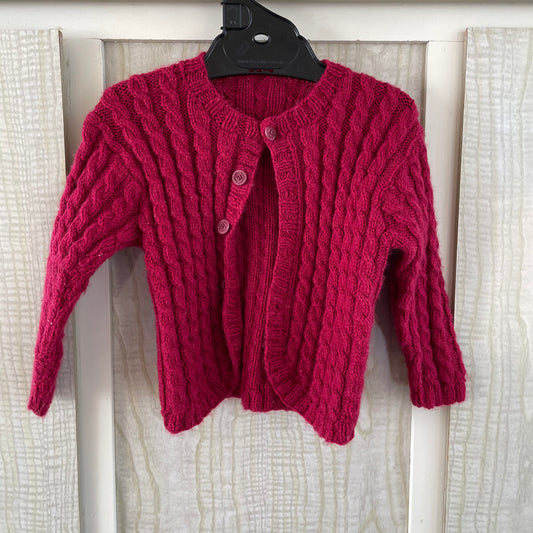 (00) Red Knit Cardigan