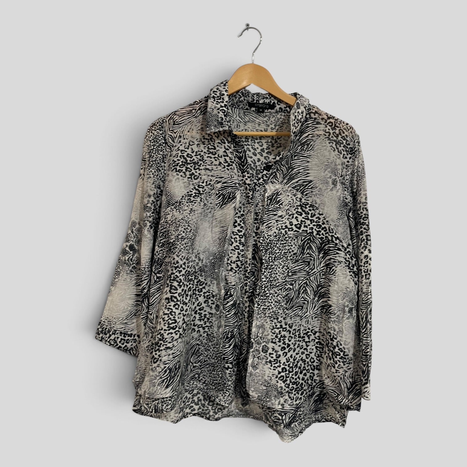 Image of (14) Ping Pong | Animal Print Blouse