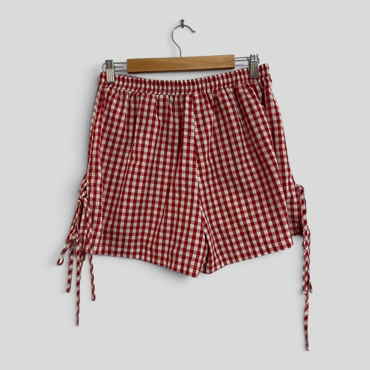 Image of (L) Shein | Red Gingham Shorts