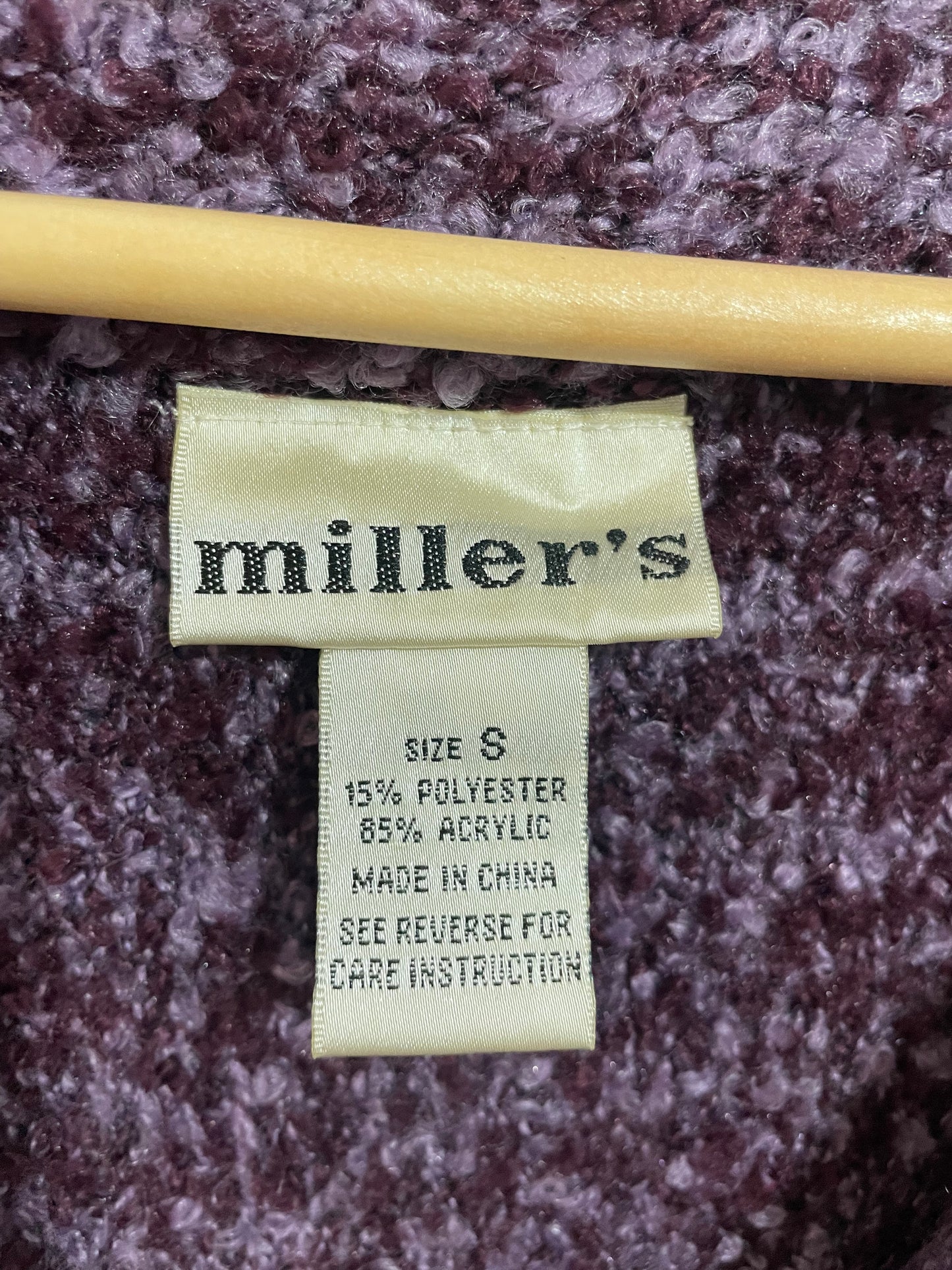 (S) Millers | Purple Knit Cardi