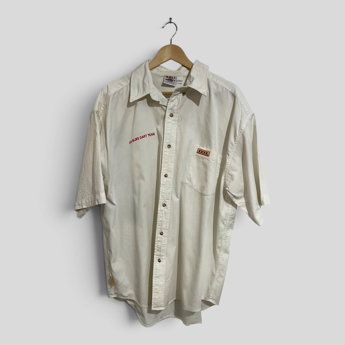 (XXL) Malt Works | White XXXX SS Shirt
