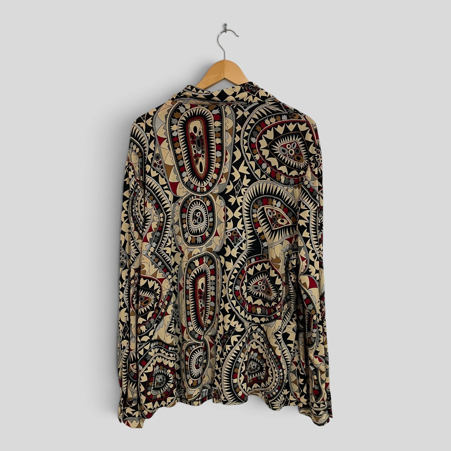 Image of (22) Cafe | Patterened LS Shirt