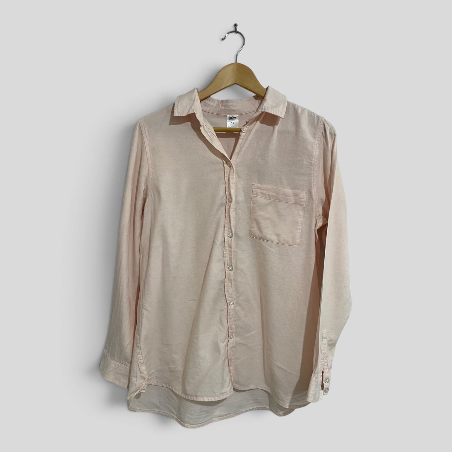 Image of (12) Now | Pink LS Shirt