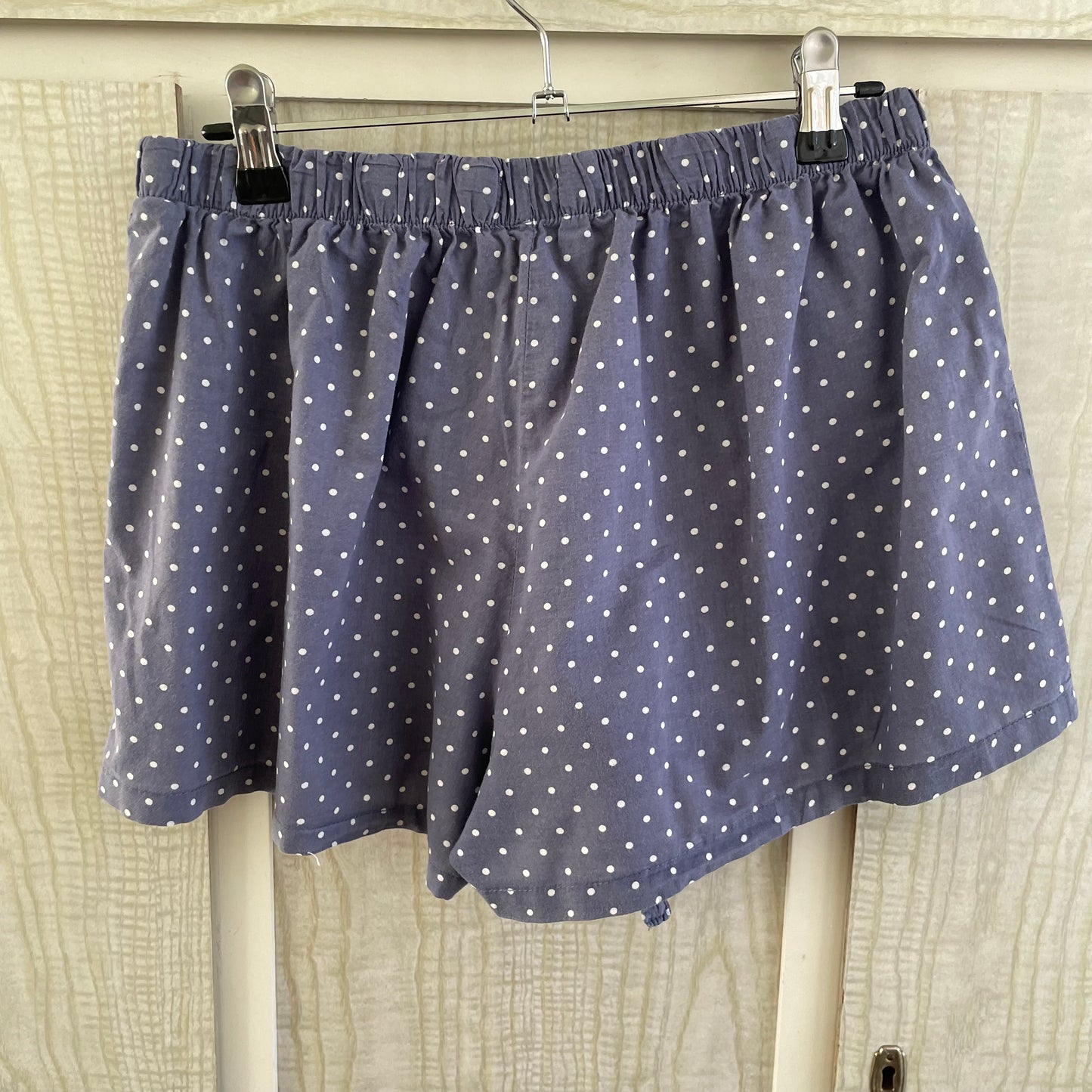 (M) SOHO Navy Polka Dots cotton shorts