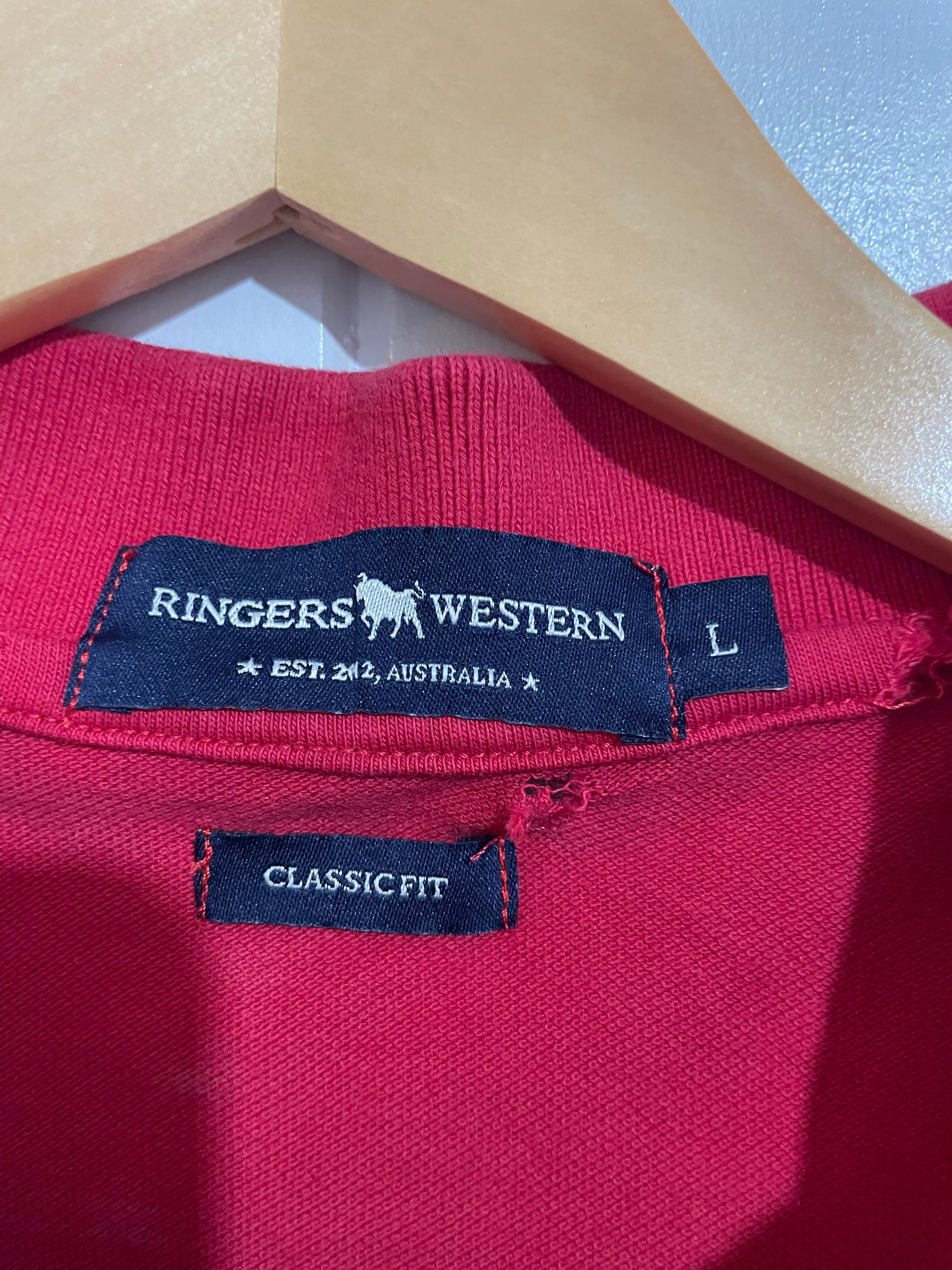Image of (L) Ringers Western | Red Polo