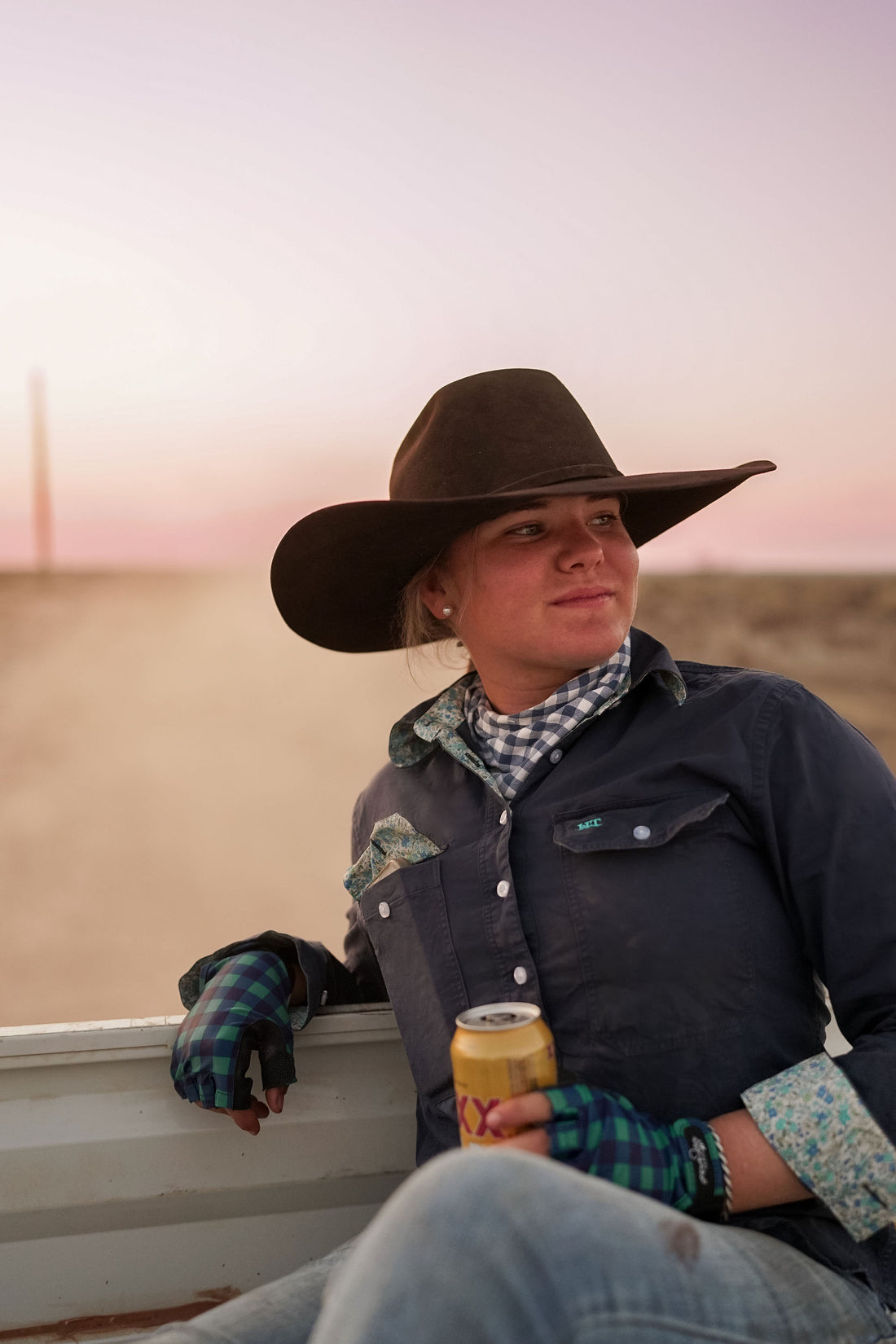 Image of FarmHER Hands | 'Emerald Sky' | UPF50+ Gloves