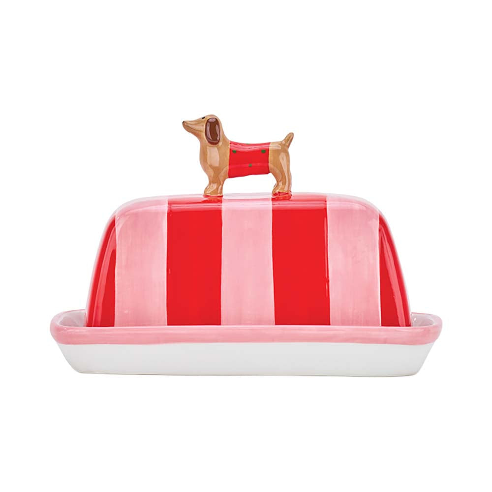Image of Butter Dish - Dachshund