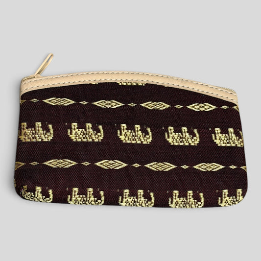 Coin Purse | Burgundy Gold