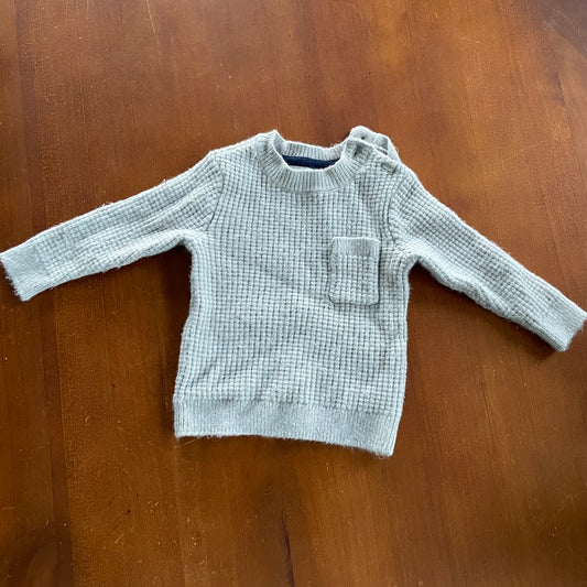 (000) Grey Knit Jumper