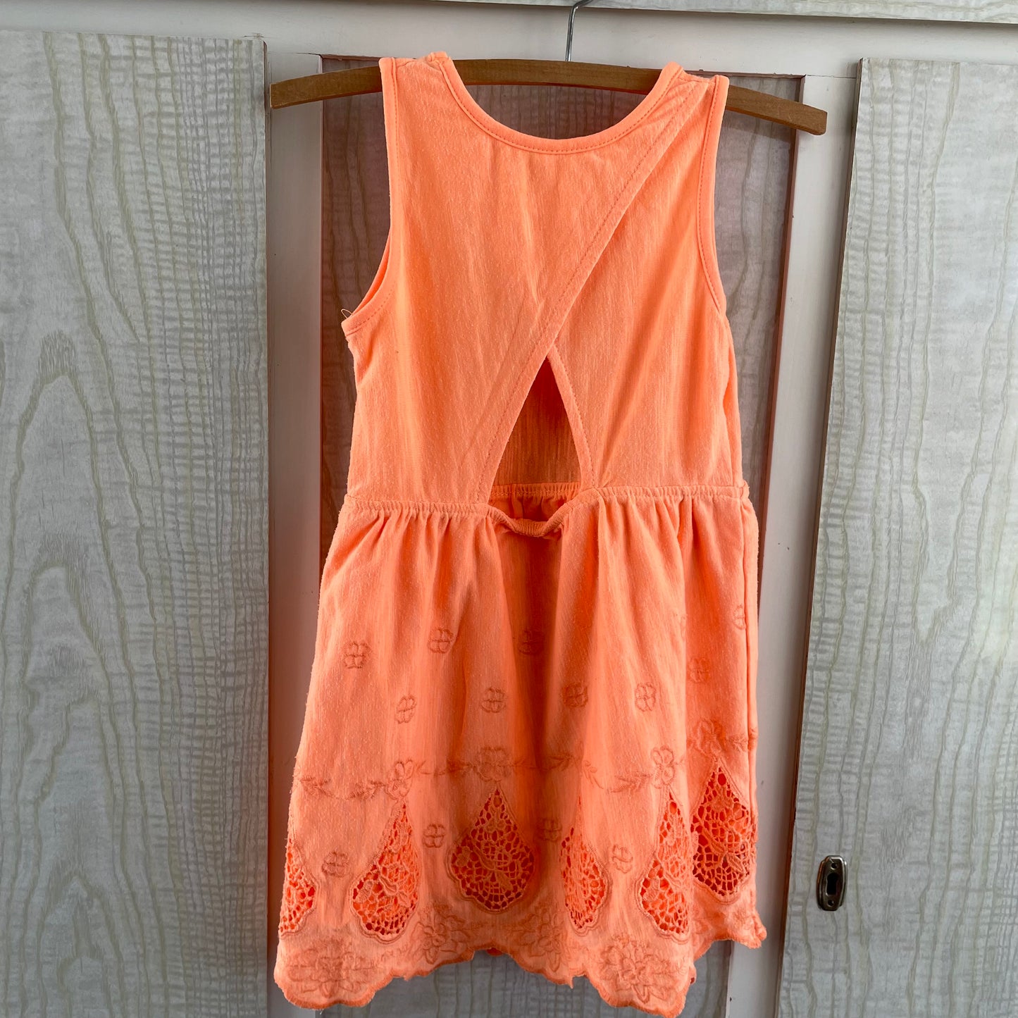 (2) Dymples - Fluro Orange Crossback Dress