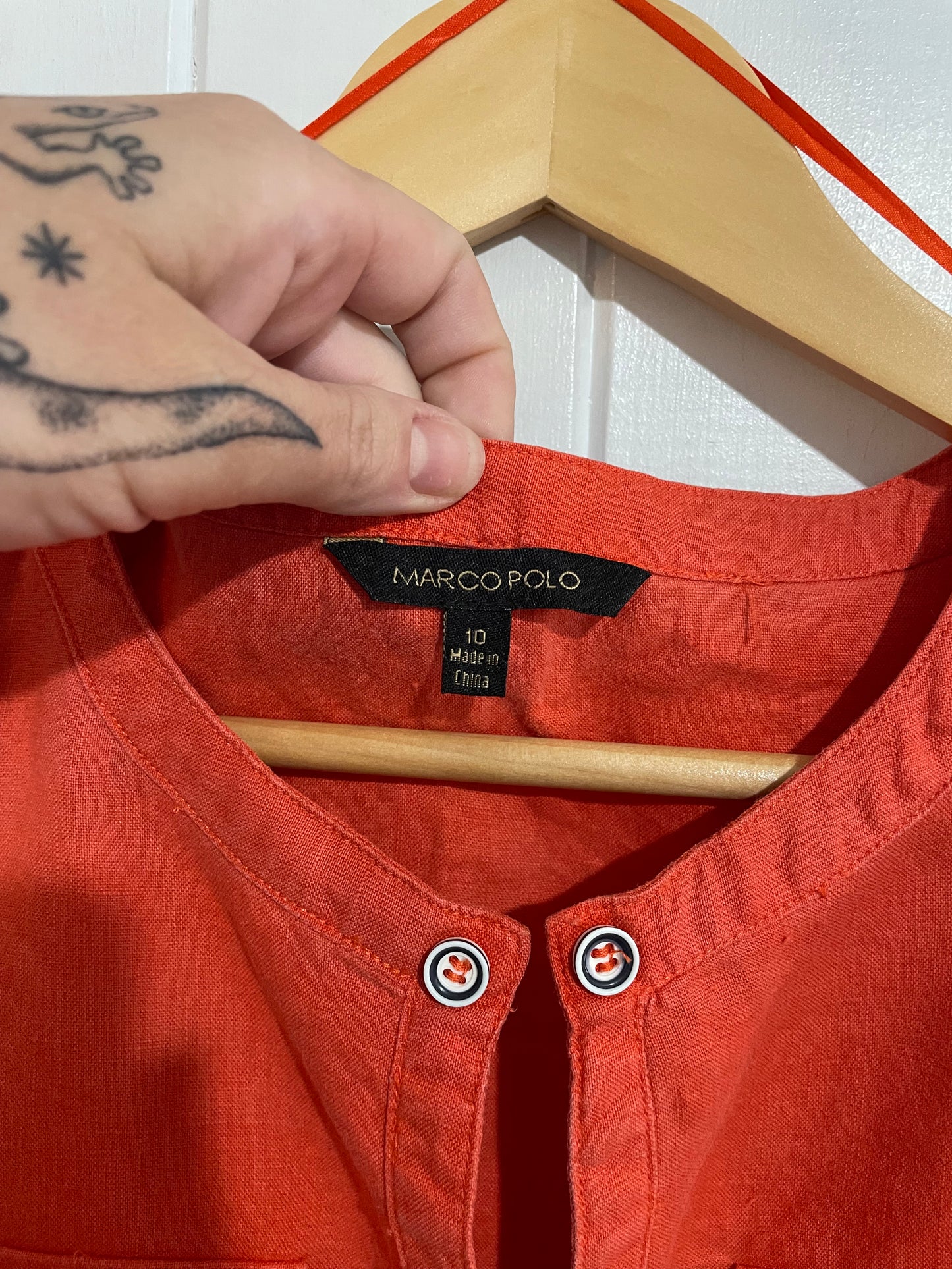 (10) Marco Polo | Orange Blouse