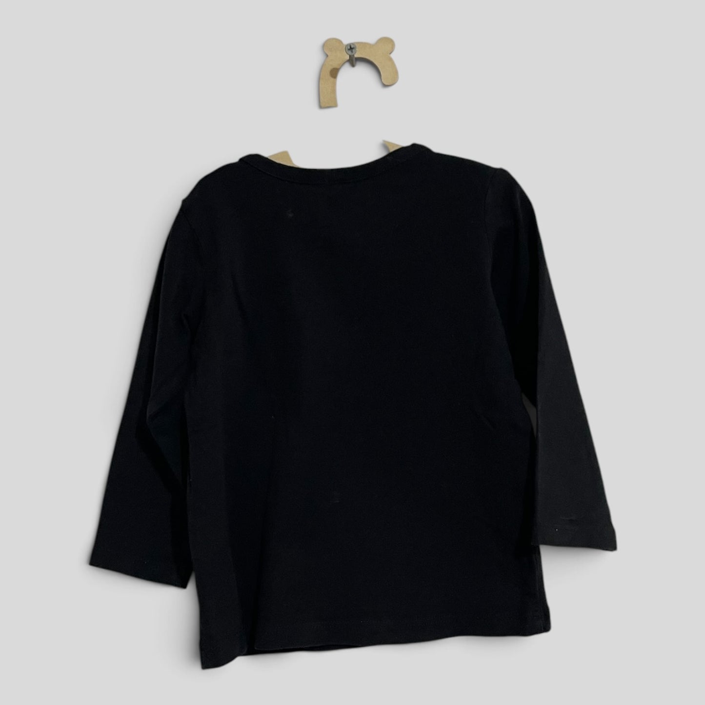 (1JNR) Dymples | LS Black Shirt