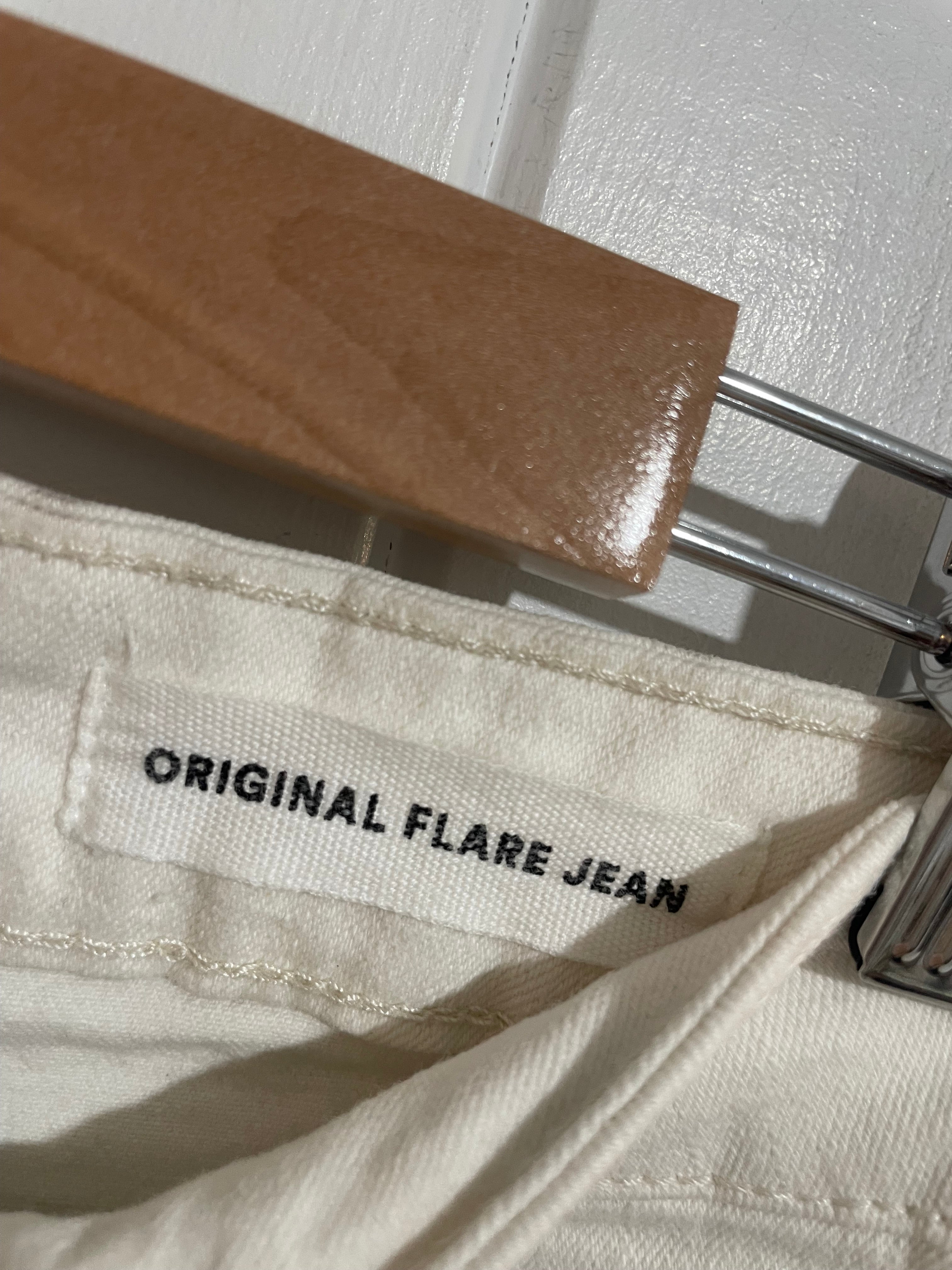 Image of (12) Cotton On | White Original Flare Jeans