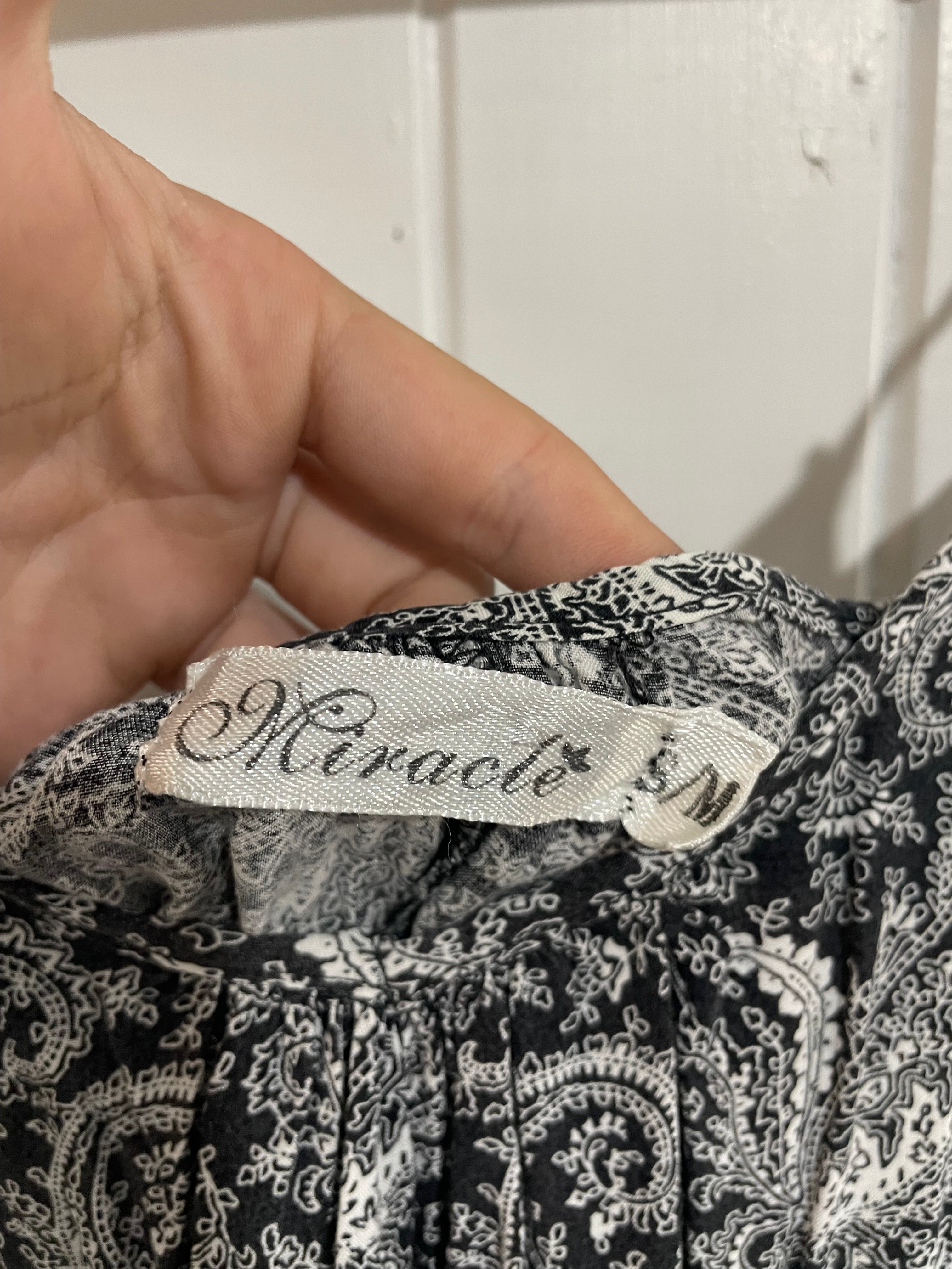 Image of (S/M) Miracle | BW Maxi Dress