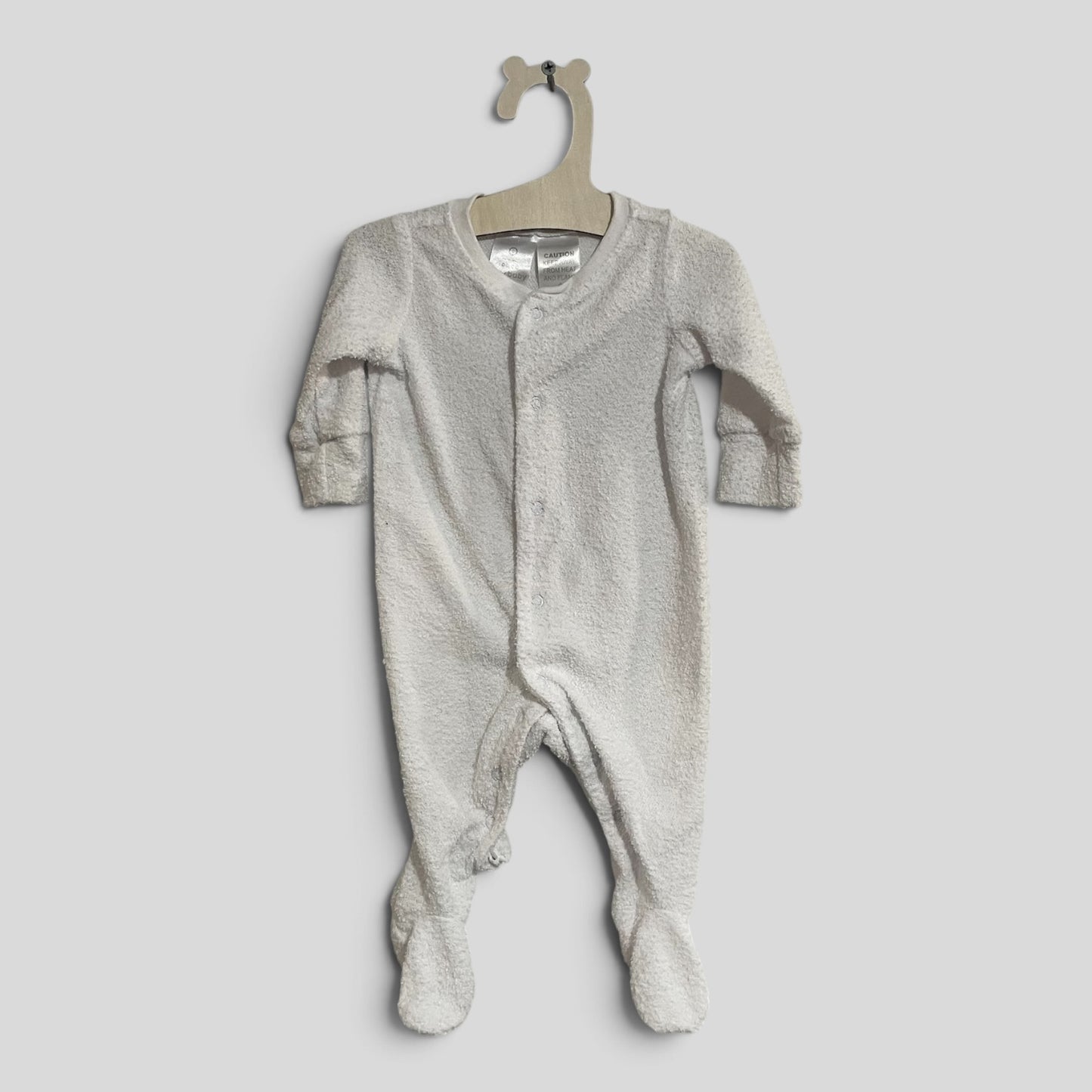 (0000JNR) Traget | White Towelling LS Onesie