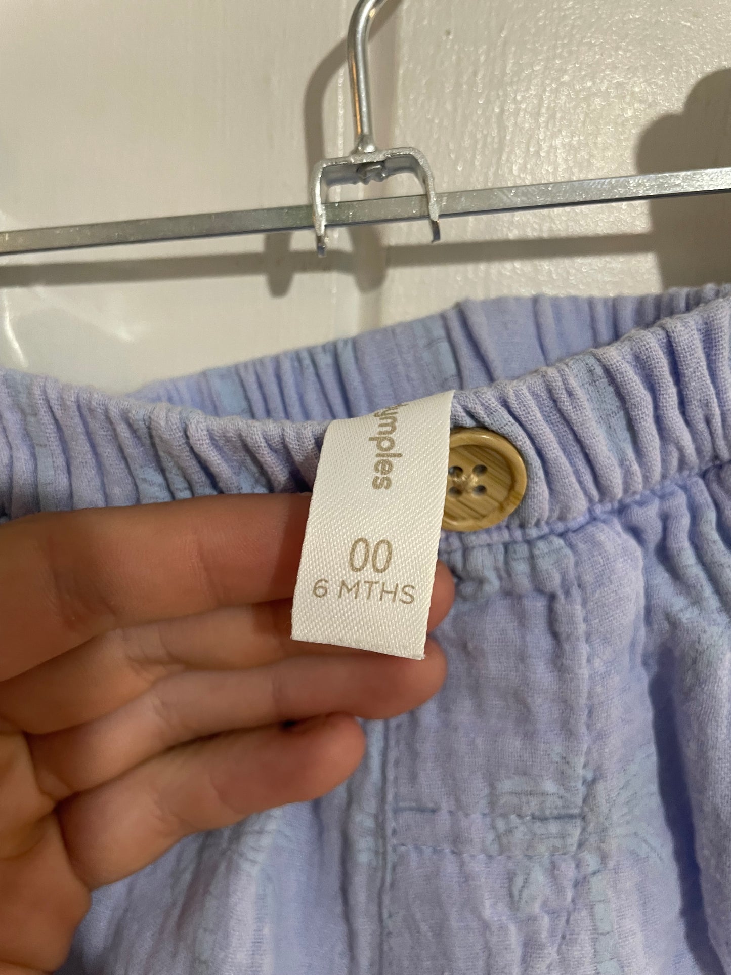 (00JNR) Dymples | Blue Waffle Shorts