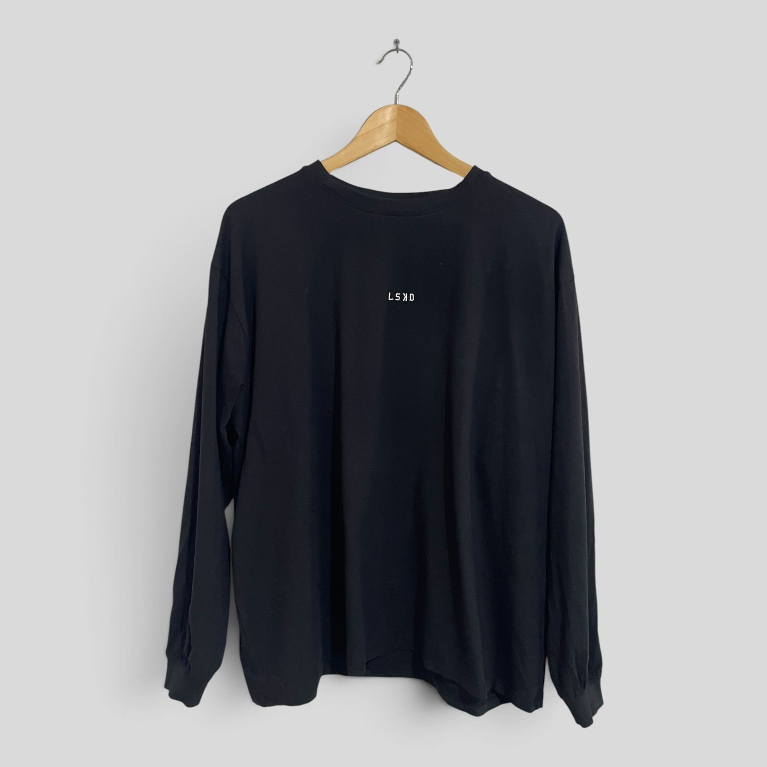 Image of (XL) LSKD | Black LS Shirt
