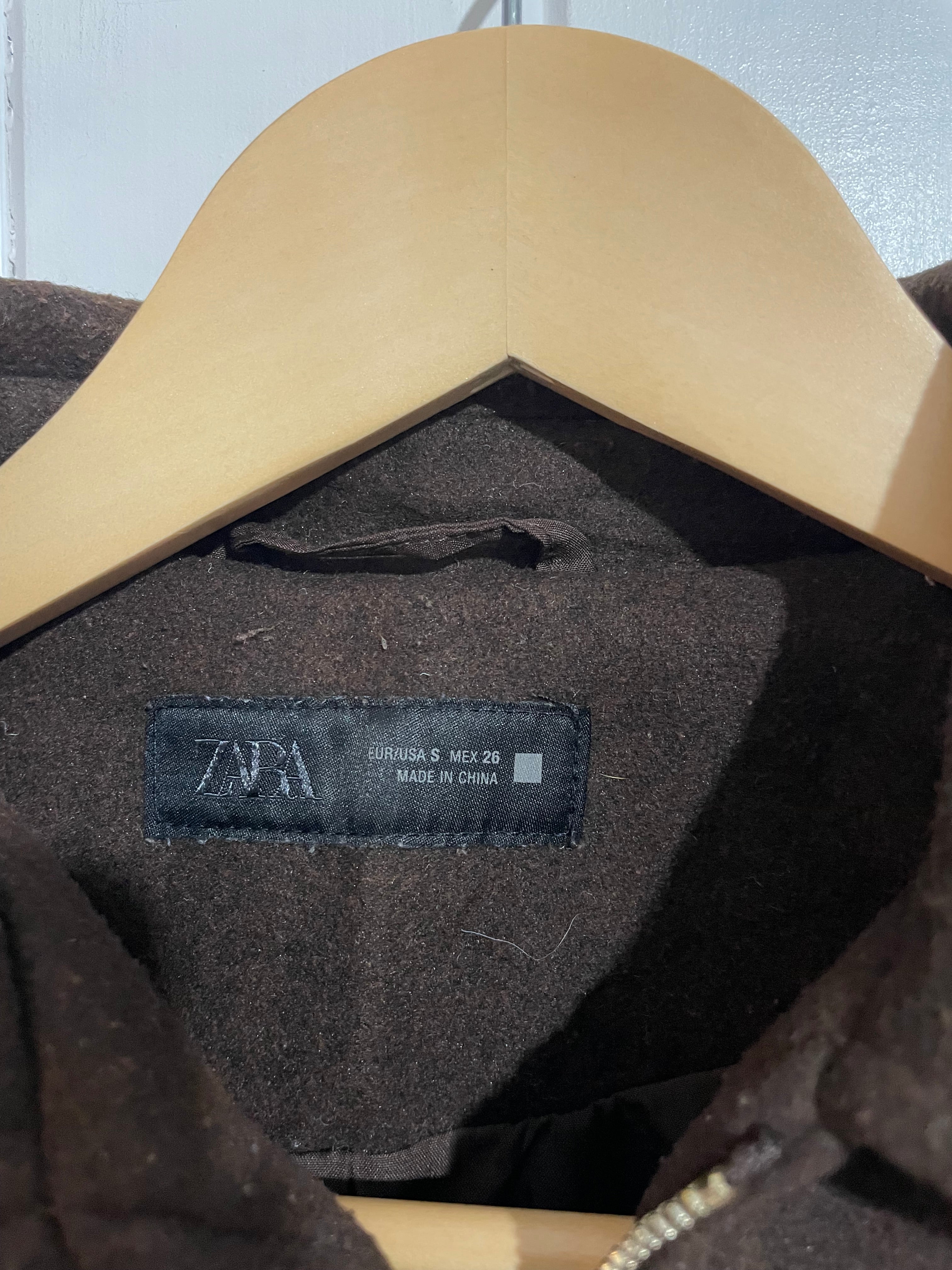 Image of (S) Zara | Brown Crop Jacket