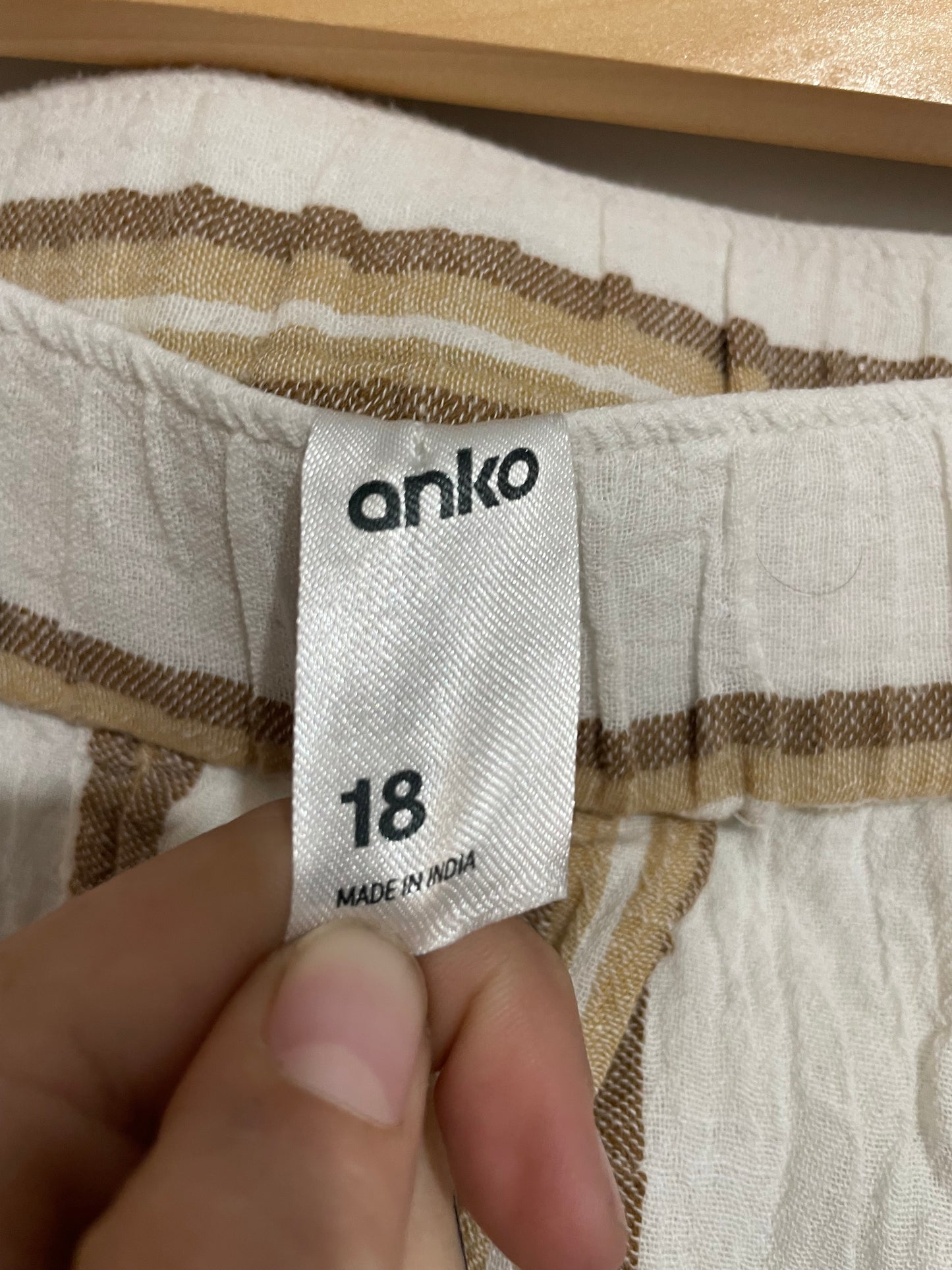 (18) Anko | Striped Shorts