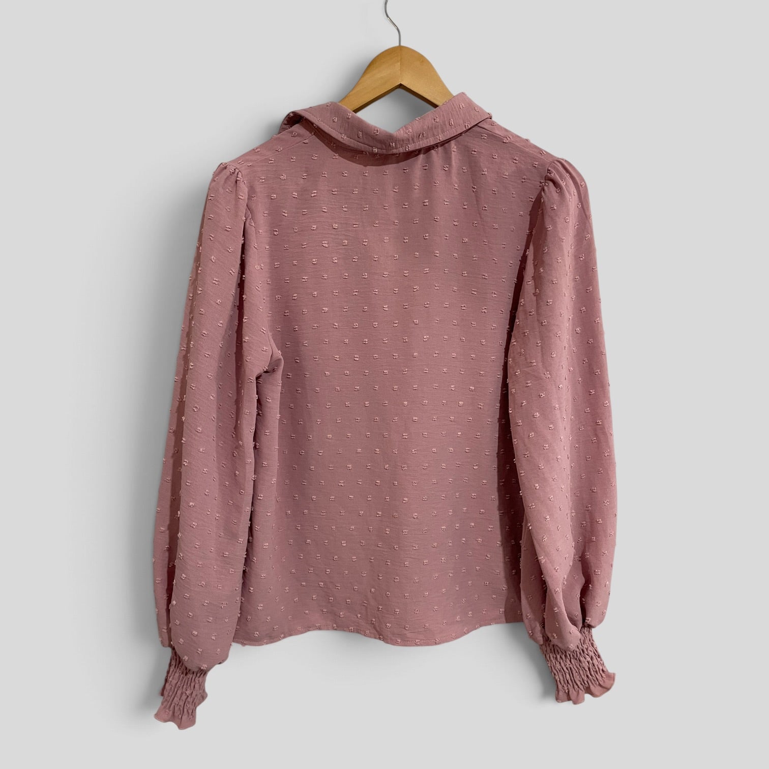 Image of (M) Shein | LS Pink Blouse