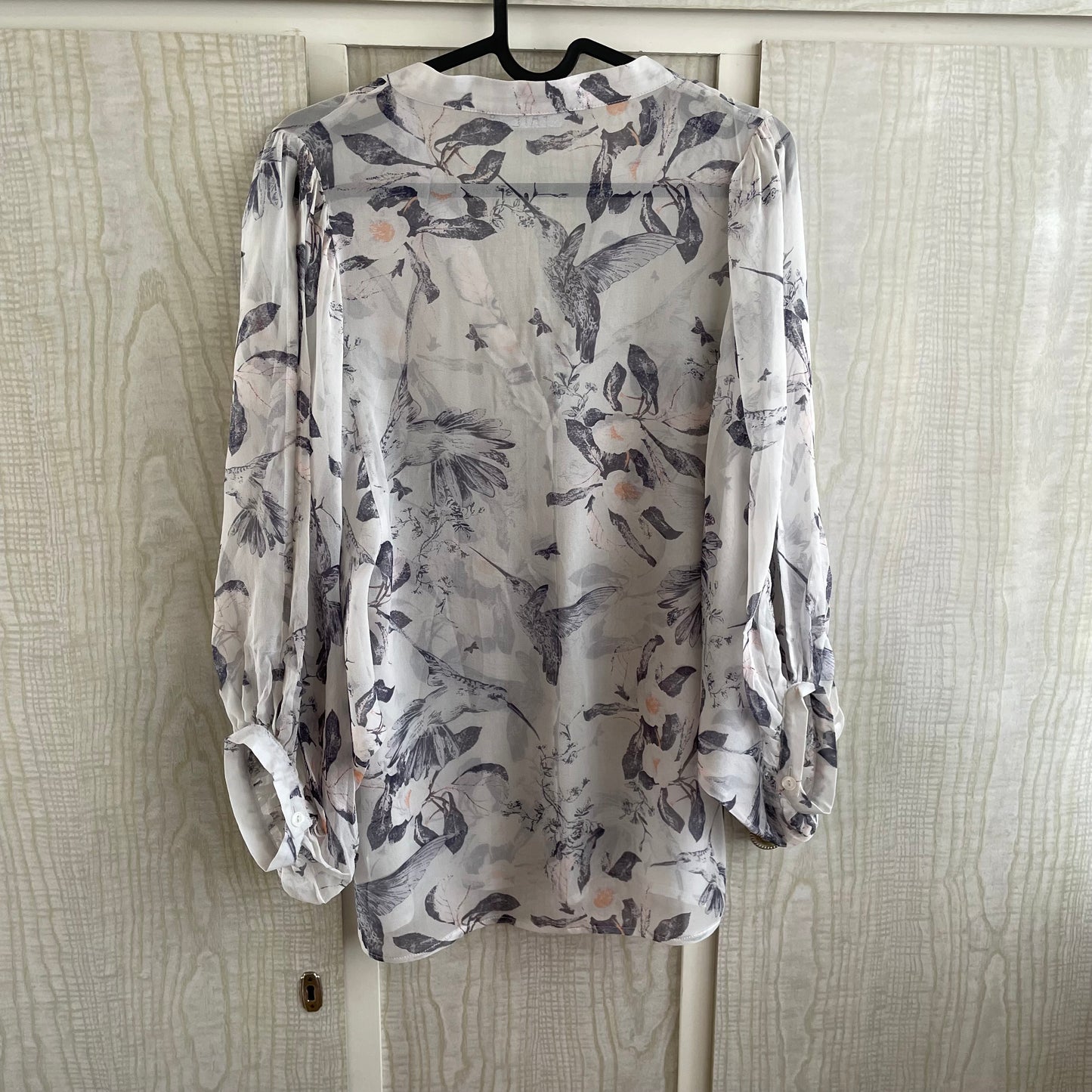 (8) Sheer Bird Blouse