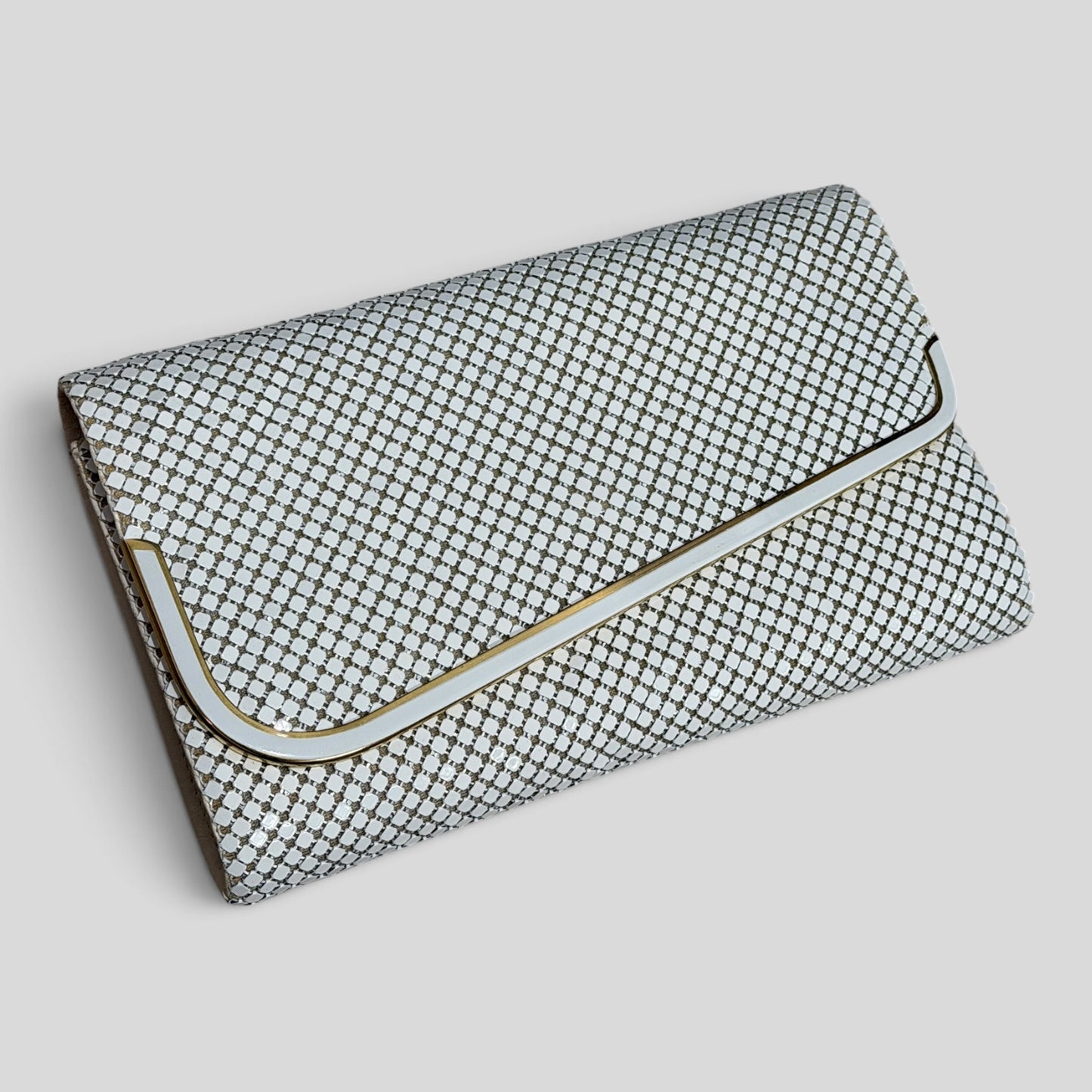 Clutch | White Mesh
