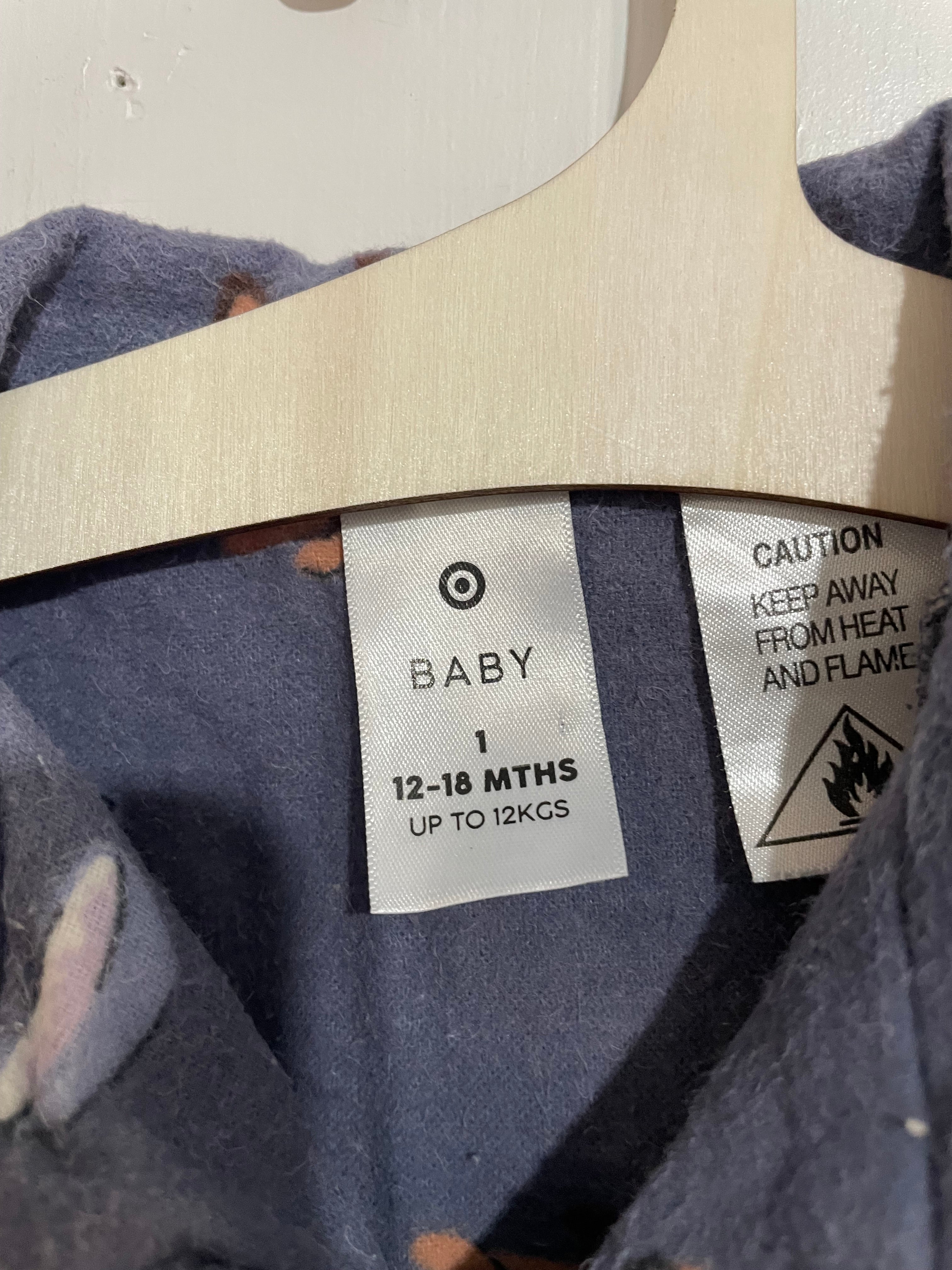 Image of (1JNR) Target | Dog Flanellette PJ Shirt