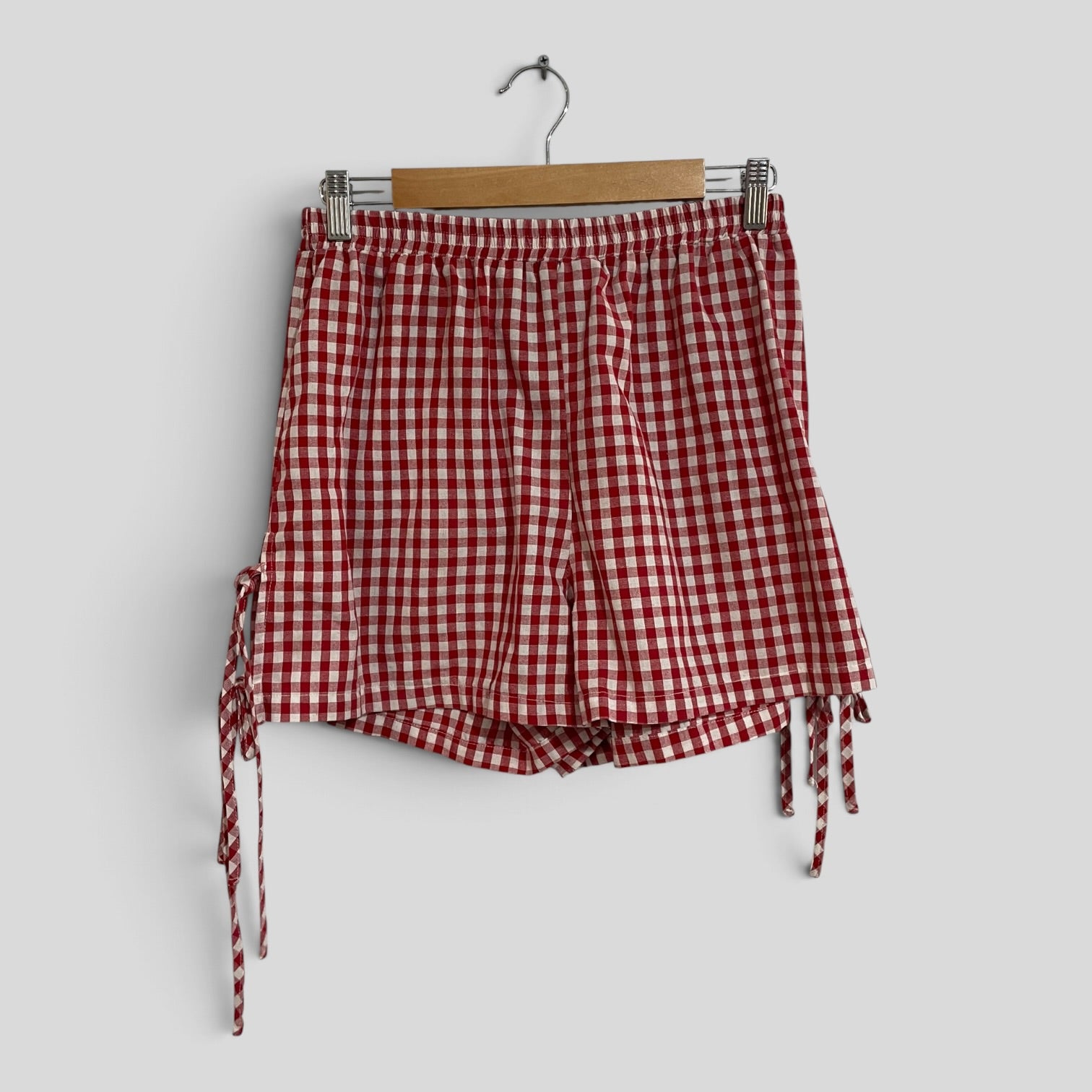 Image of (L) Shein | Red Gingham Shorts