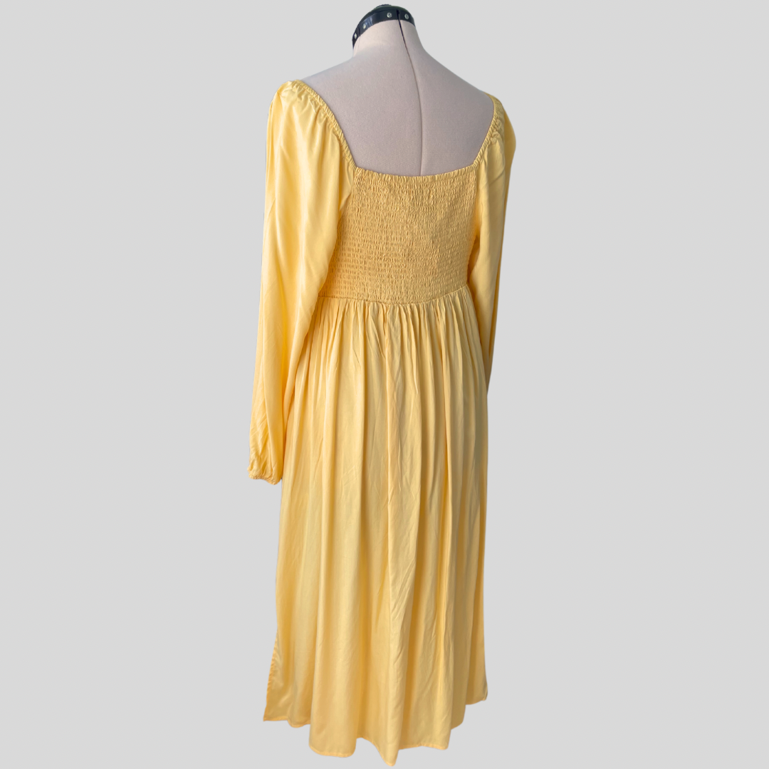 (16) BNWT Abby Dress Maternity Yellow