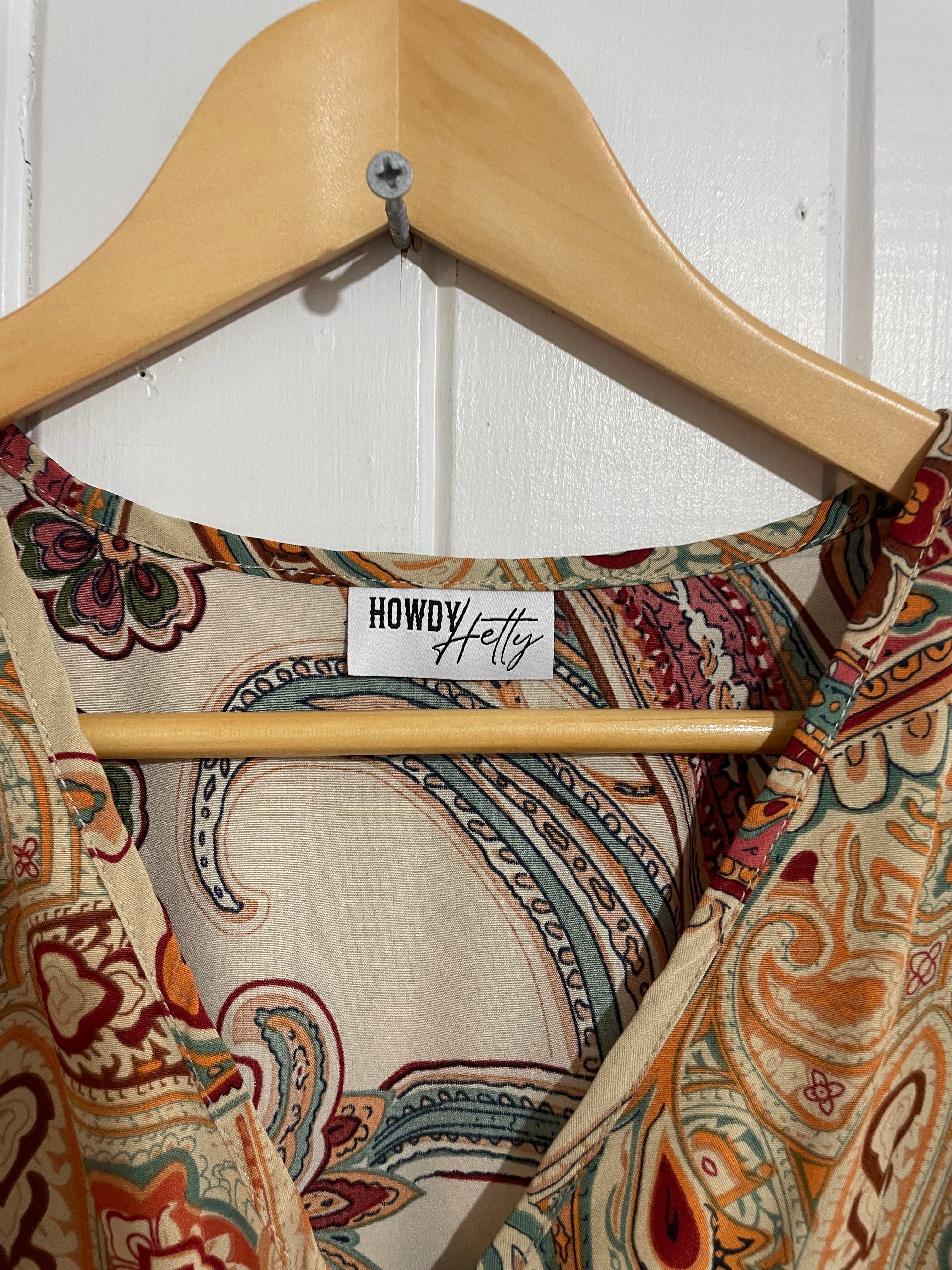 Image of (XS) Howdy Hetty | Paisley Dress
