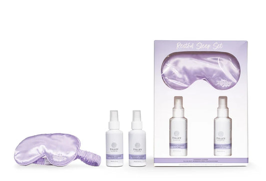Tasmanian Lavender Restful Sleep Set - Pillow Mist, Magnesium Spray & Eye Mask