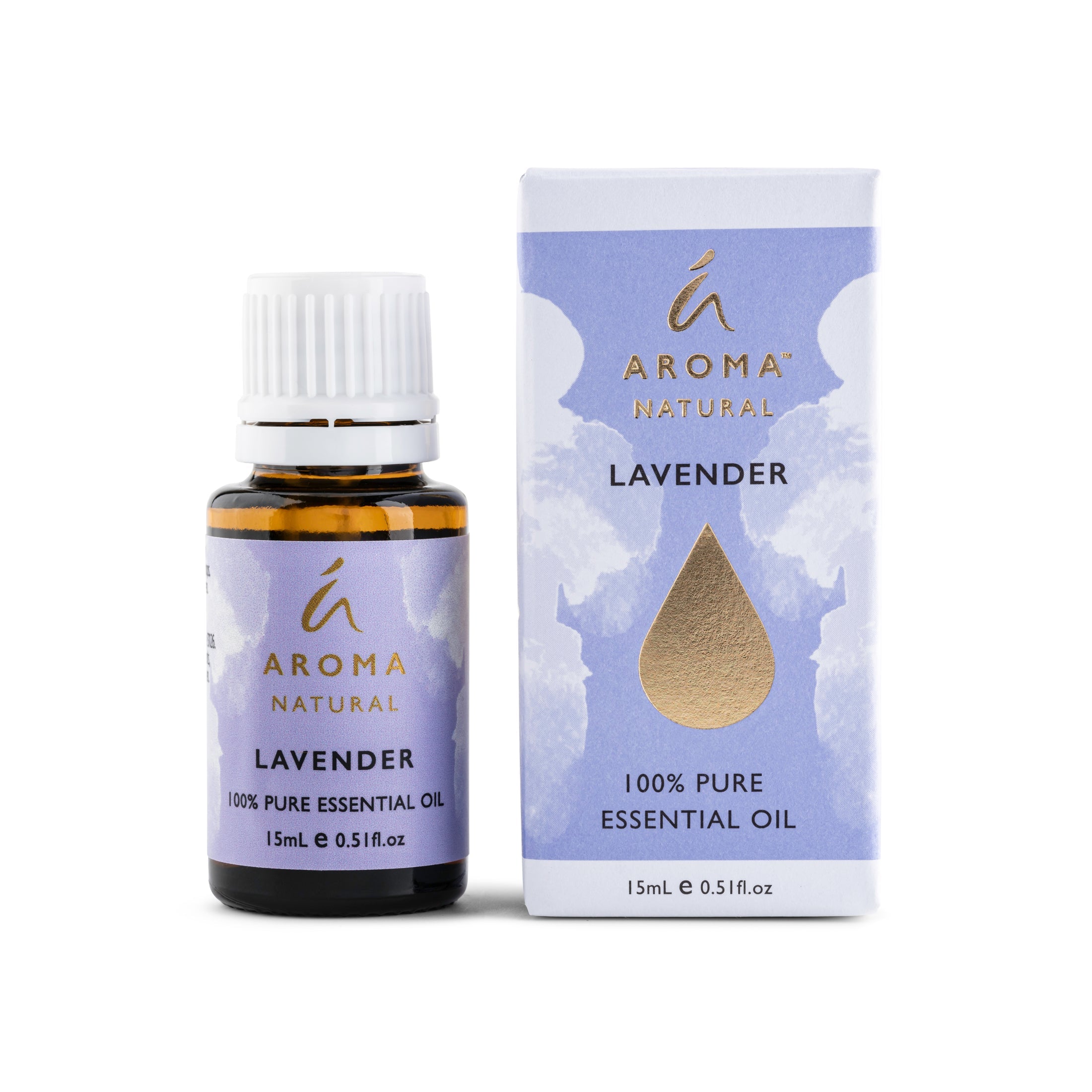 Image of Aroma Natural Lavender 100% Pure Essential Oil 15ml