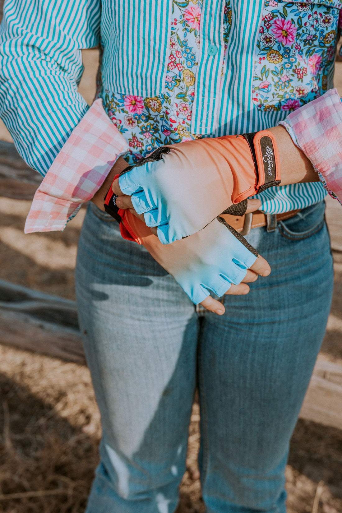 Image of FarmHER Hands | 'Sunset Lover' | UPF50+ Gloves