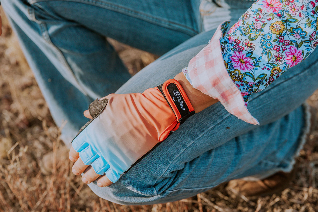 Image of FarmHER Hands | 'Sunset Lover' | UPF50+ Gloves