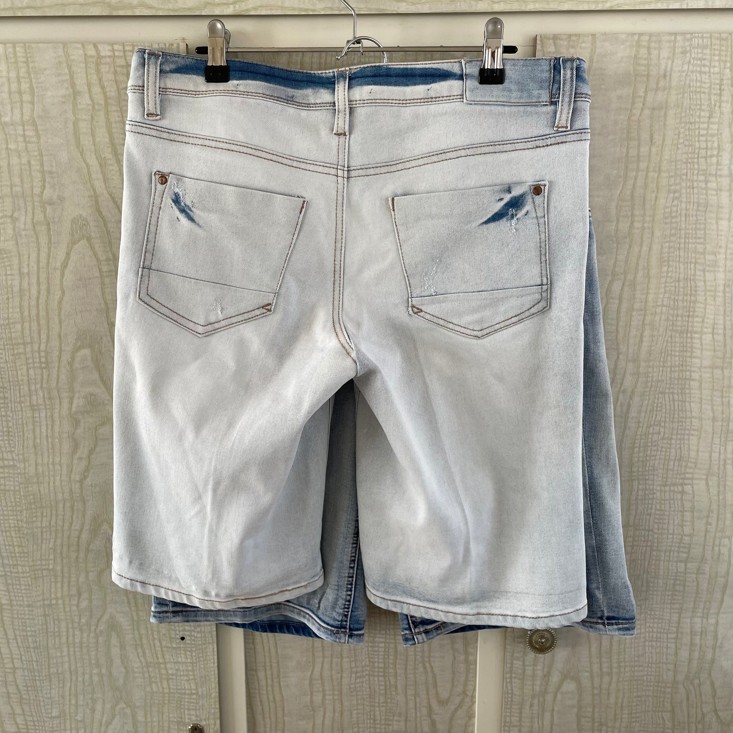 (12) Denim Shorts Set of 2 Bermuda