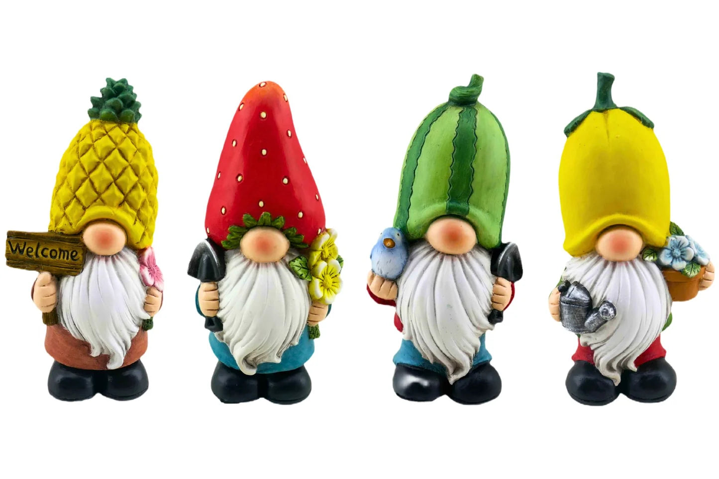 Image of Terracotta Fruit Gnome 27cm Asstd