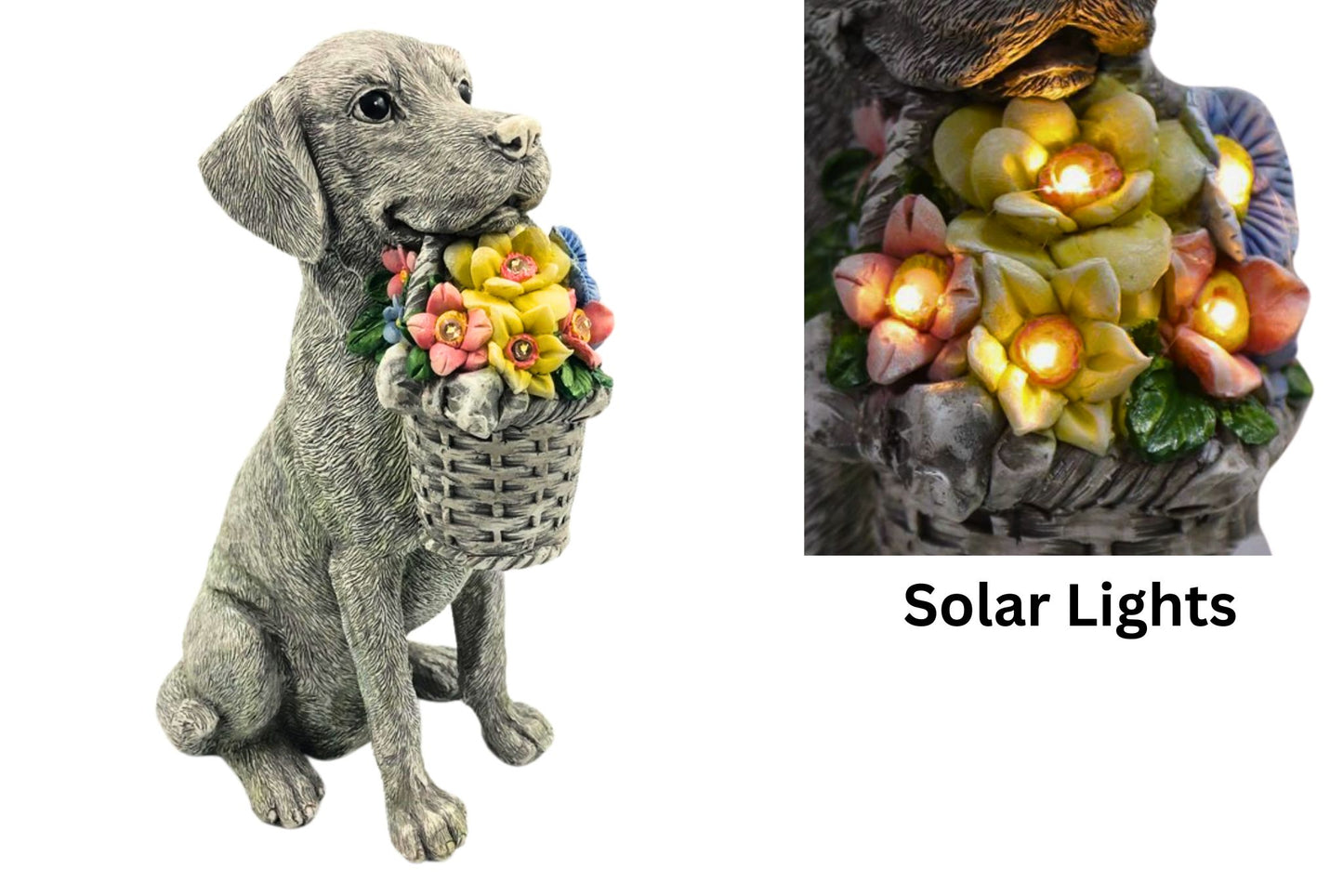 Resin Solar Dog 29cm