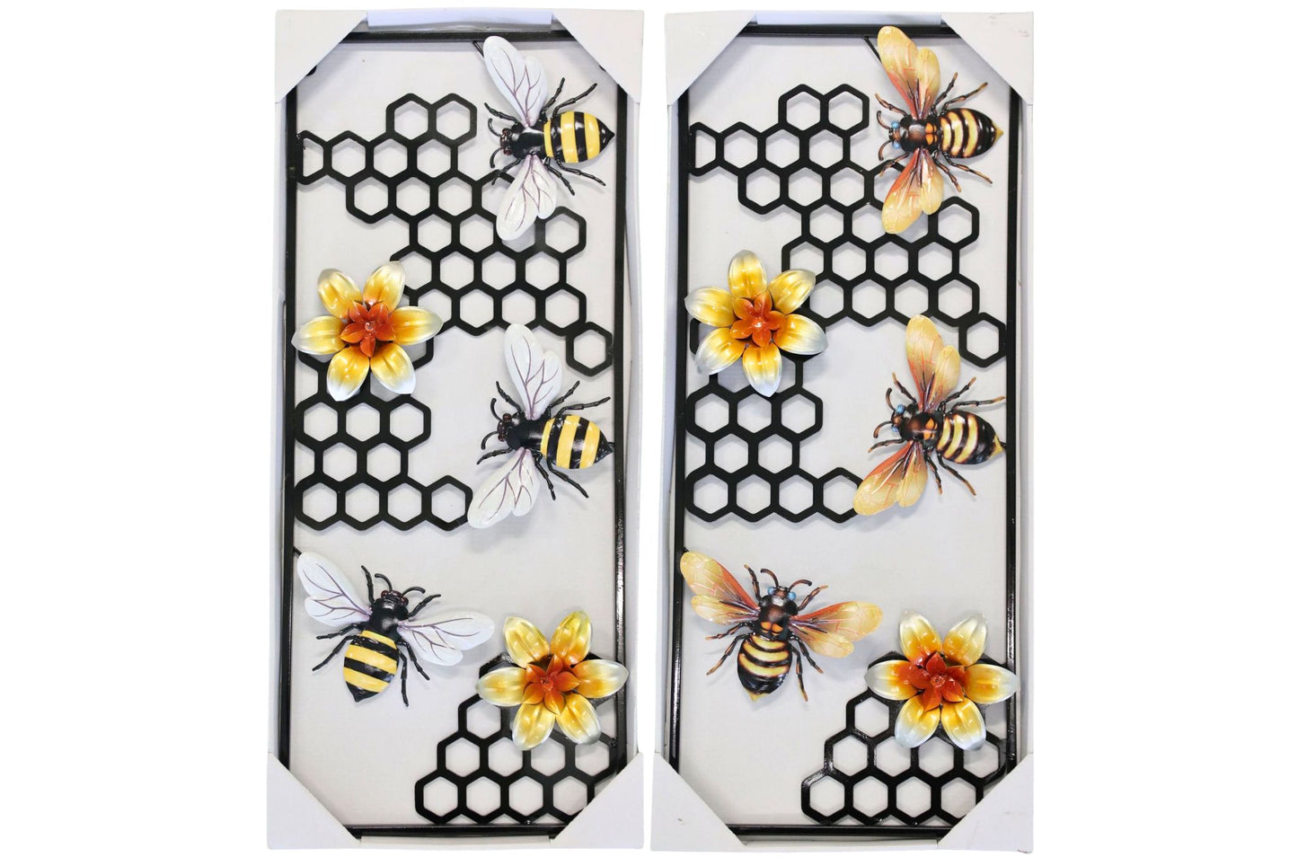 Wall Plaque Bee 69x23cm EA Asstd