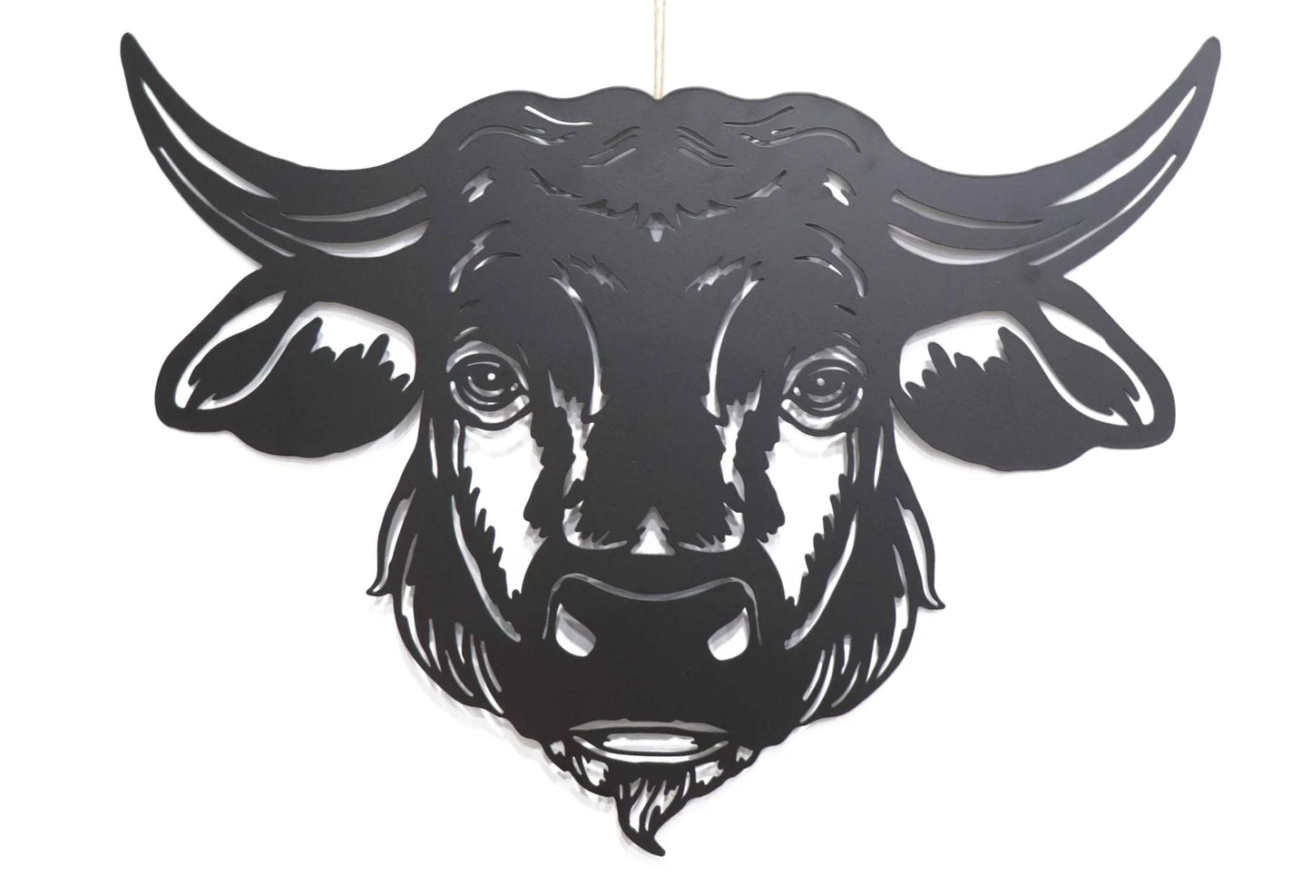 Image of Bull 37x49cm Metal Wall Art